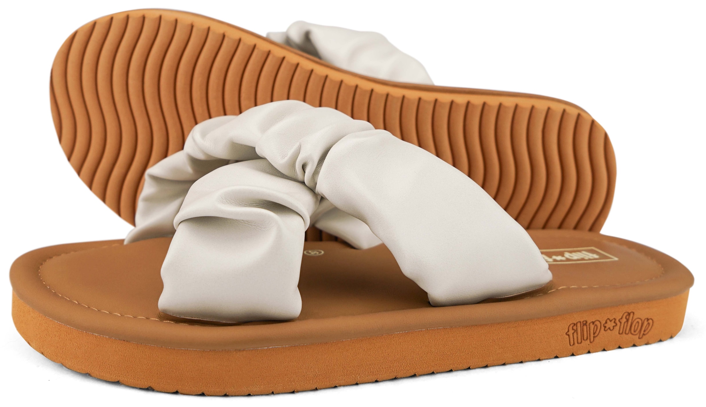 Flip Flop Pantolette »fauna*cross«, Sommerschuh, Schlappen mit gepaddeter Kreuzbandage