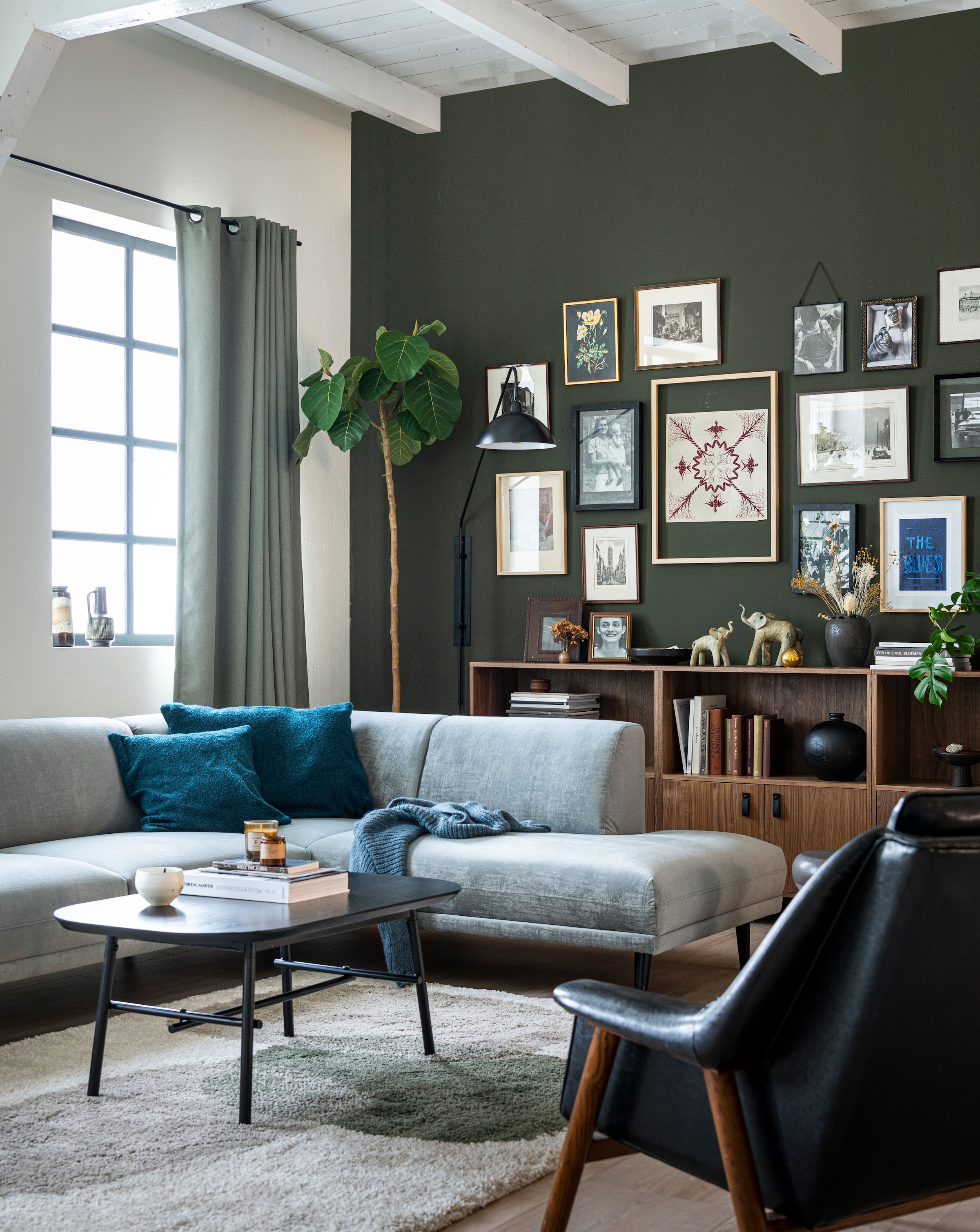 WOOOD Couchtisch »Elegance mit Massivmangoholz und Metallgestell B 100 x T 60 x H 43 cm« Tischblattdicke 3 cm, Querstange zur Verstärkung, Metallgestell Ø 3 cm