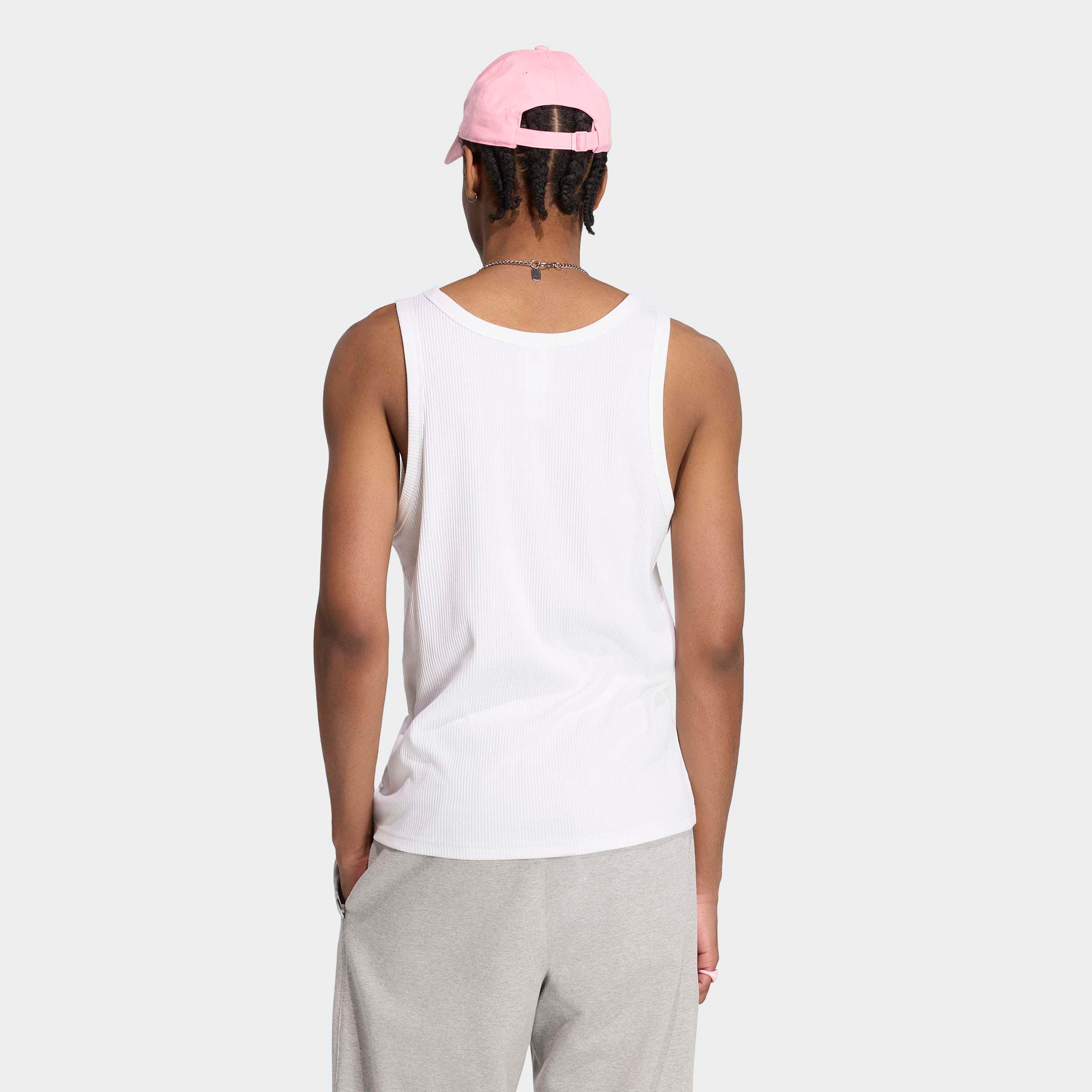adidas Originals Tanktop »ESS TANK« mit Rundhalsausschnitt, ohne Verschluss, aus Baumwolle