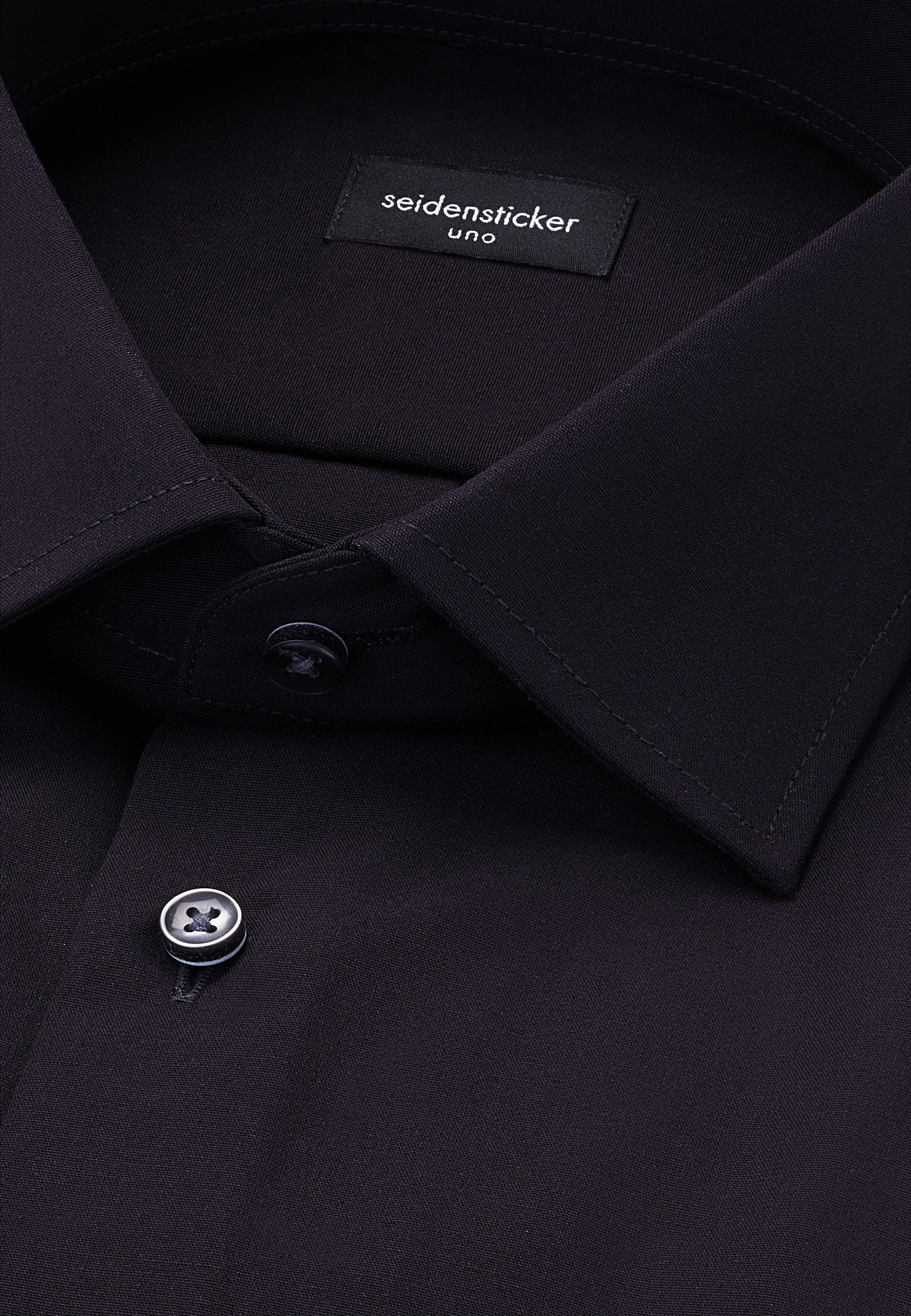 seidensticker Businesshemd »Schwarze Rose« Slim 1/1 Kentkragen Uni