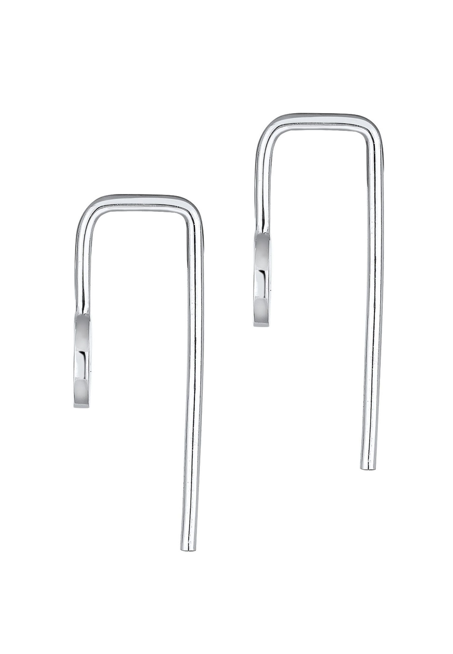 Elli Paar Ohrhänger »Ohrringe Geo Kreis Basic Plättchen Trend 925 Silber«