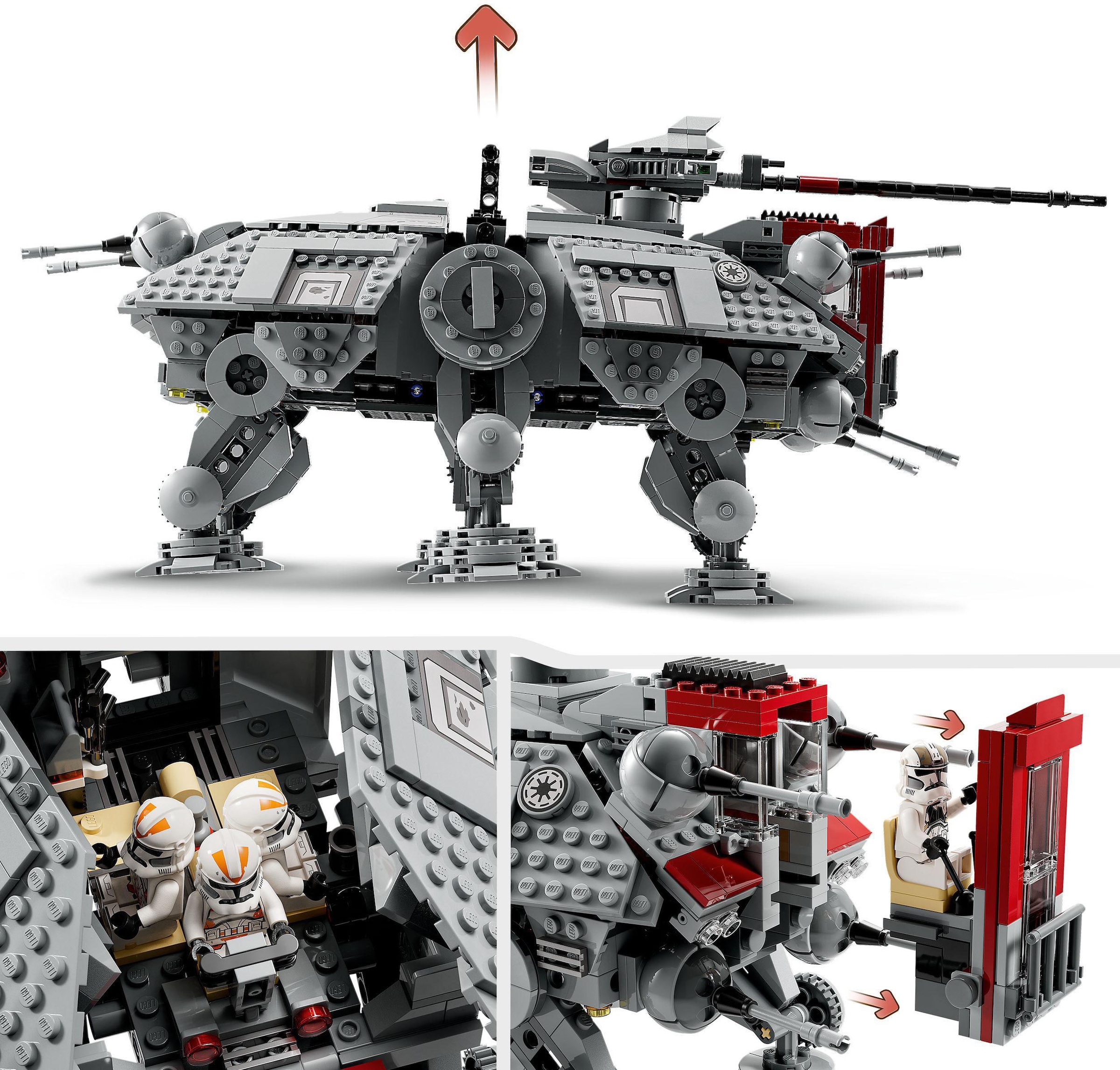 LEGO® Konstruktionsspielsteine »AT-TE Walker (75337), LEGO® Star Wars™«, (1082 St.), Made in Europe