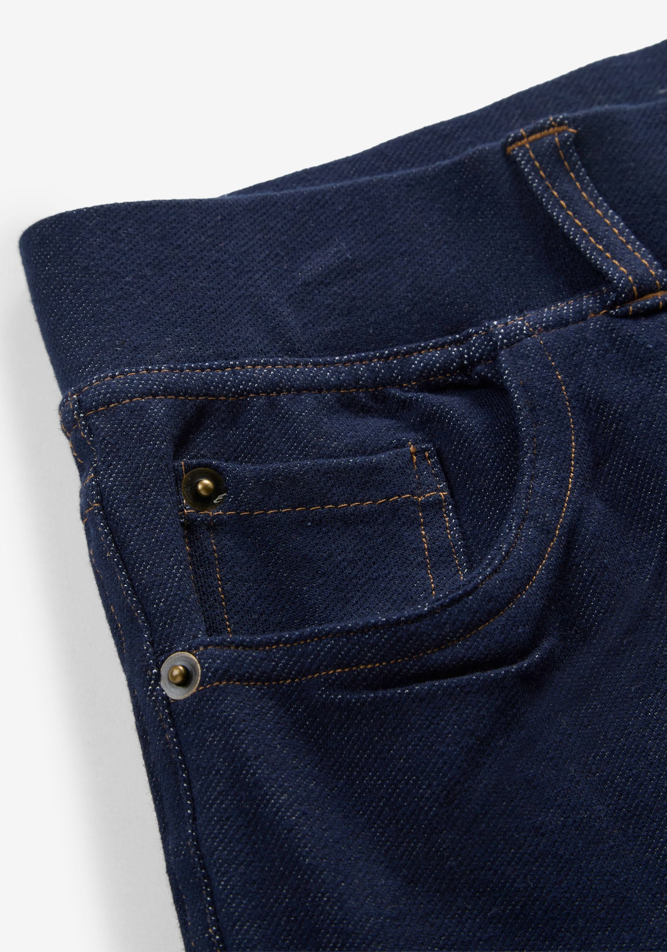 bonprix Caprileggings  in Jeansoptik, aus Baumwollmischung, Skinny Fit