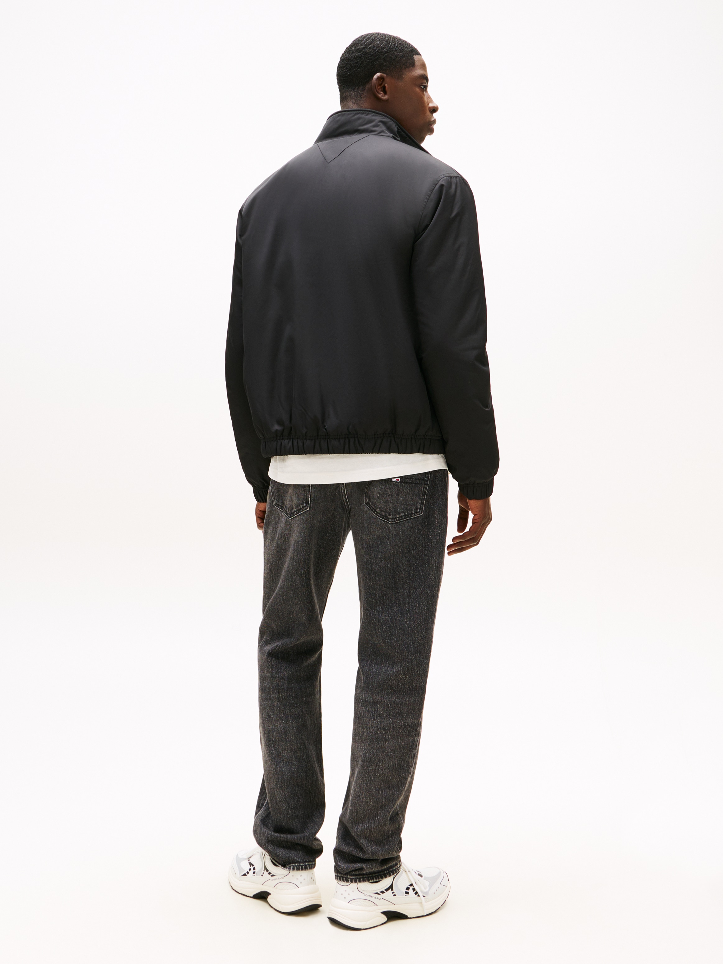 Tommy Jeans Blouson »TJM ESSENTIAL PADDED JACKET EXT« Freizeitjacke, Übergangsjacke glänzend, Stretchbündchen, Stehkragen