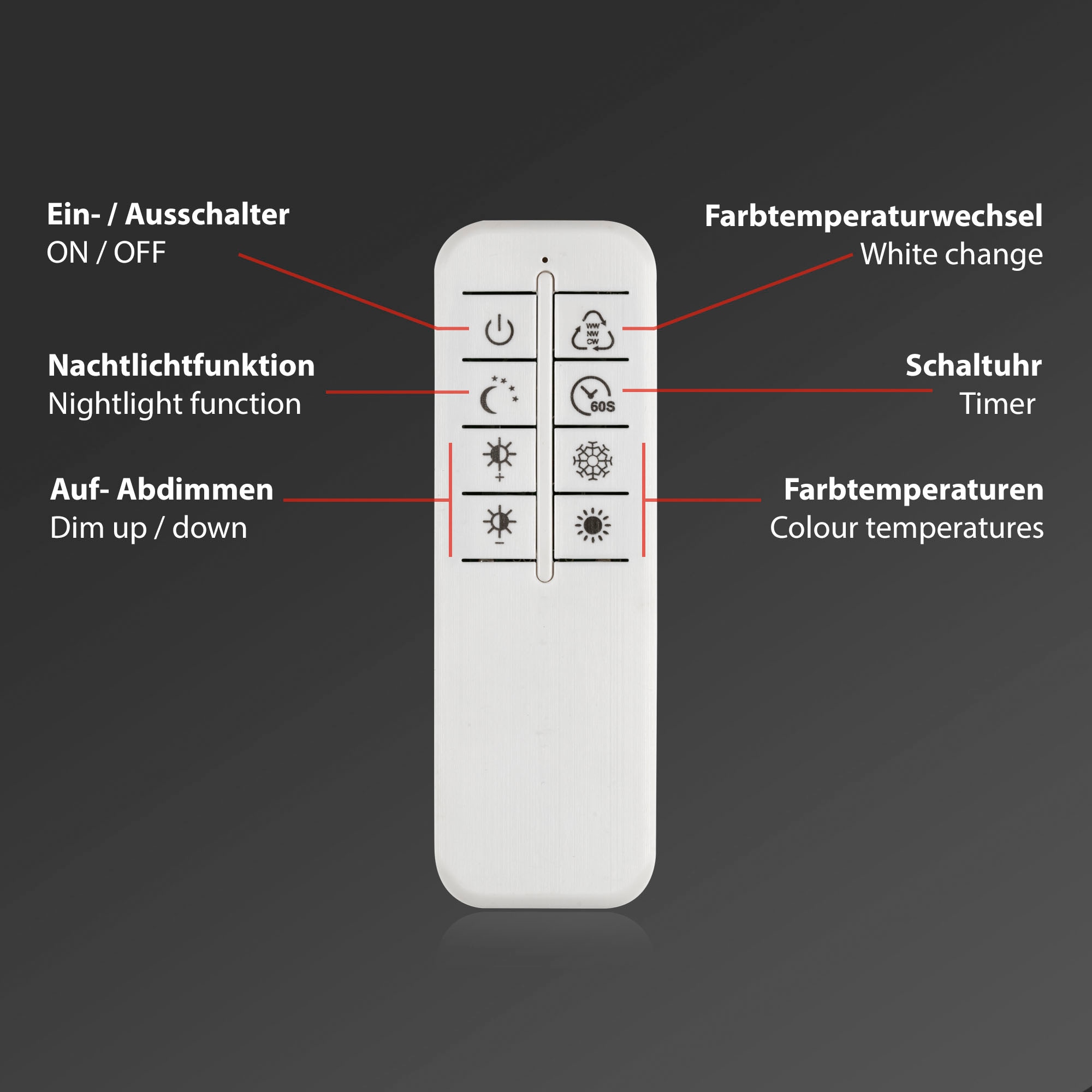 Briloner Leuchten LED Deckenleuchte »3145018 FRAME«, Leuchtmittel LED-Board | LED fest integriert, Deckenlampe, 110x24,8x7,8cm, Chrom, 40W, Wohnzimmer, Schlafzimmer