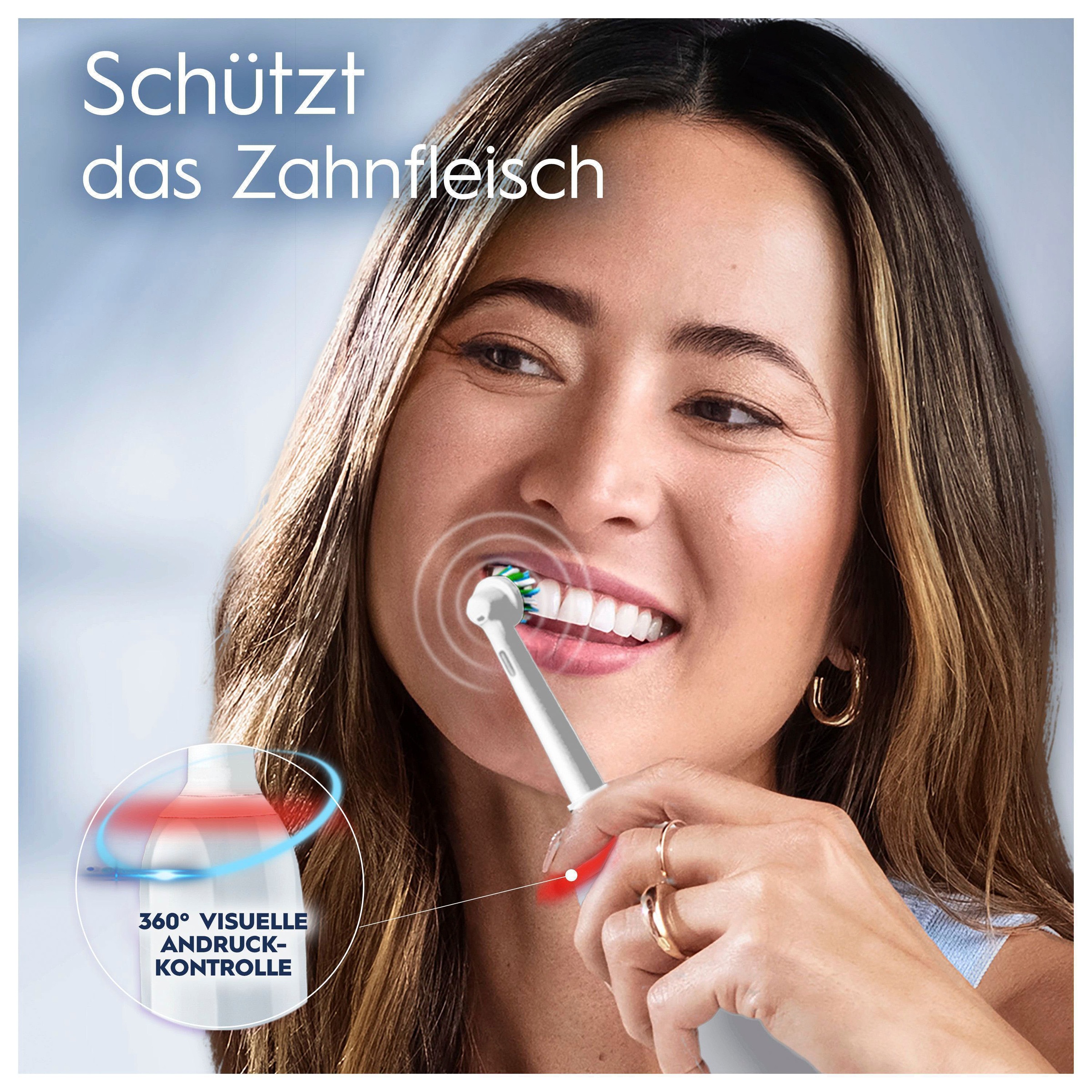 Oral-B Elektrische Zahnbürste »Pro 3 3500 Special Edition«, 1 St. Aufsteckbürsten, 360°-Andruckkontrolle
