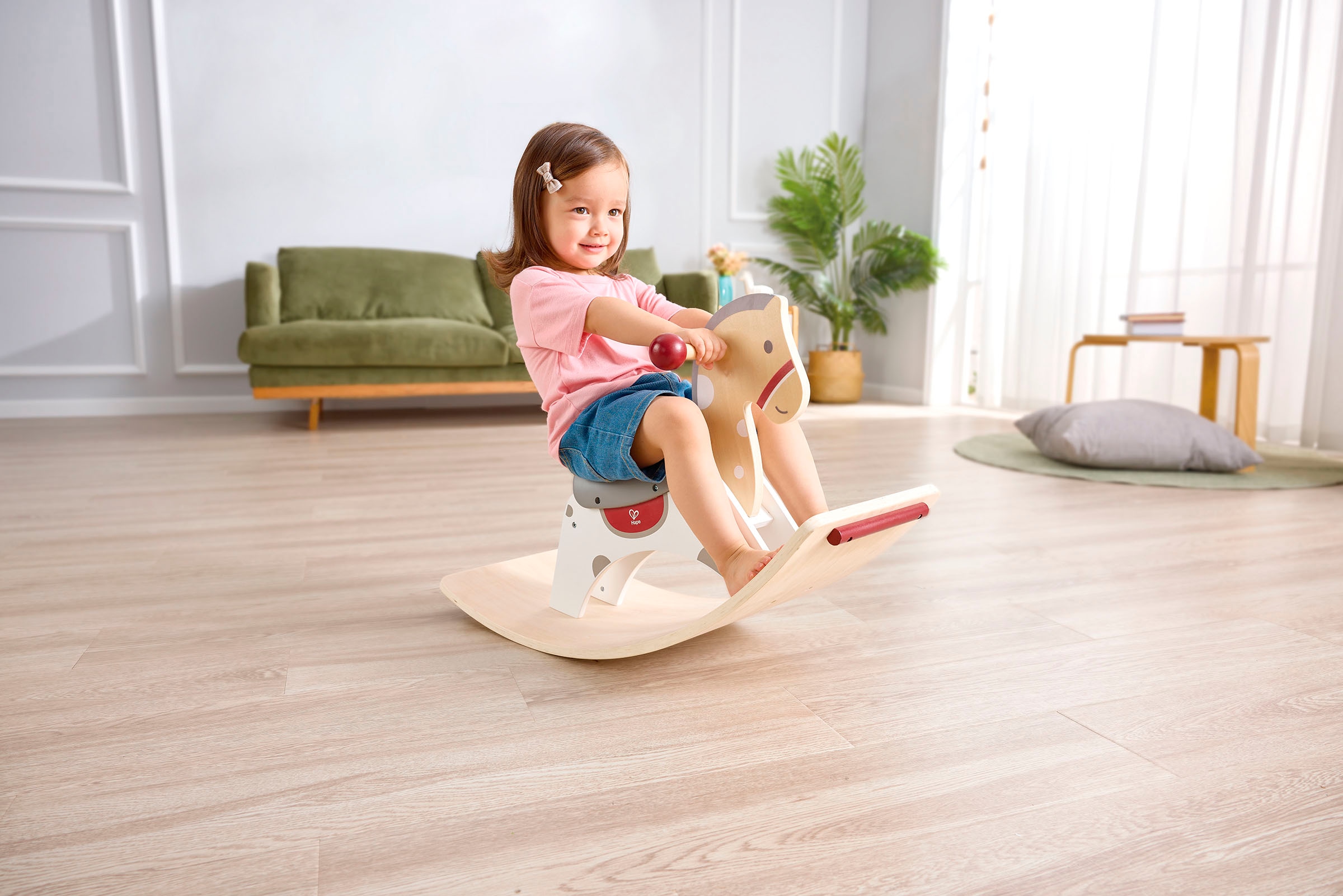 Hape Schaukelpferd »2in1-Schaukelpferd und Balance-Board«