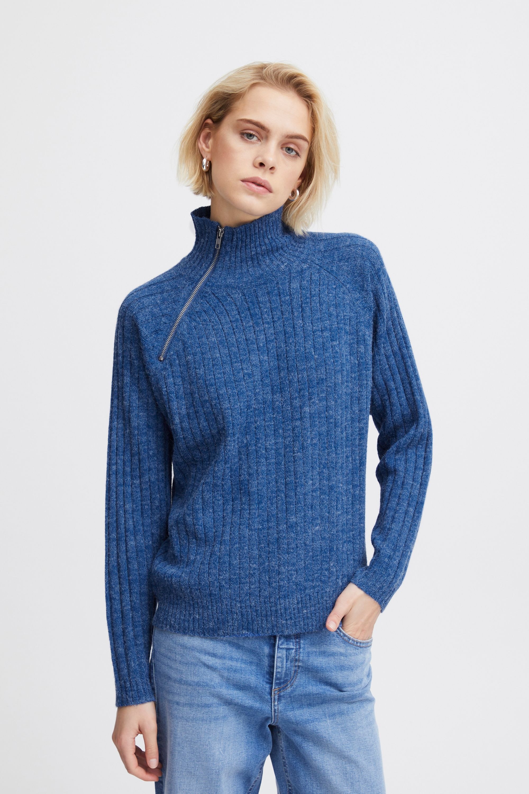 Ichi Strickfleece-Pullover »Strickpullover IHNovo«