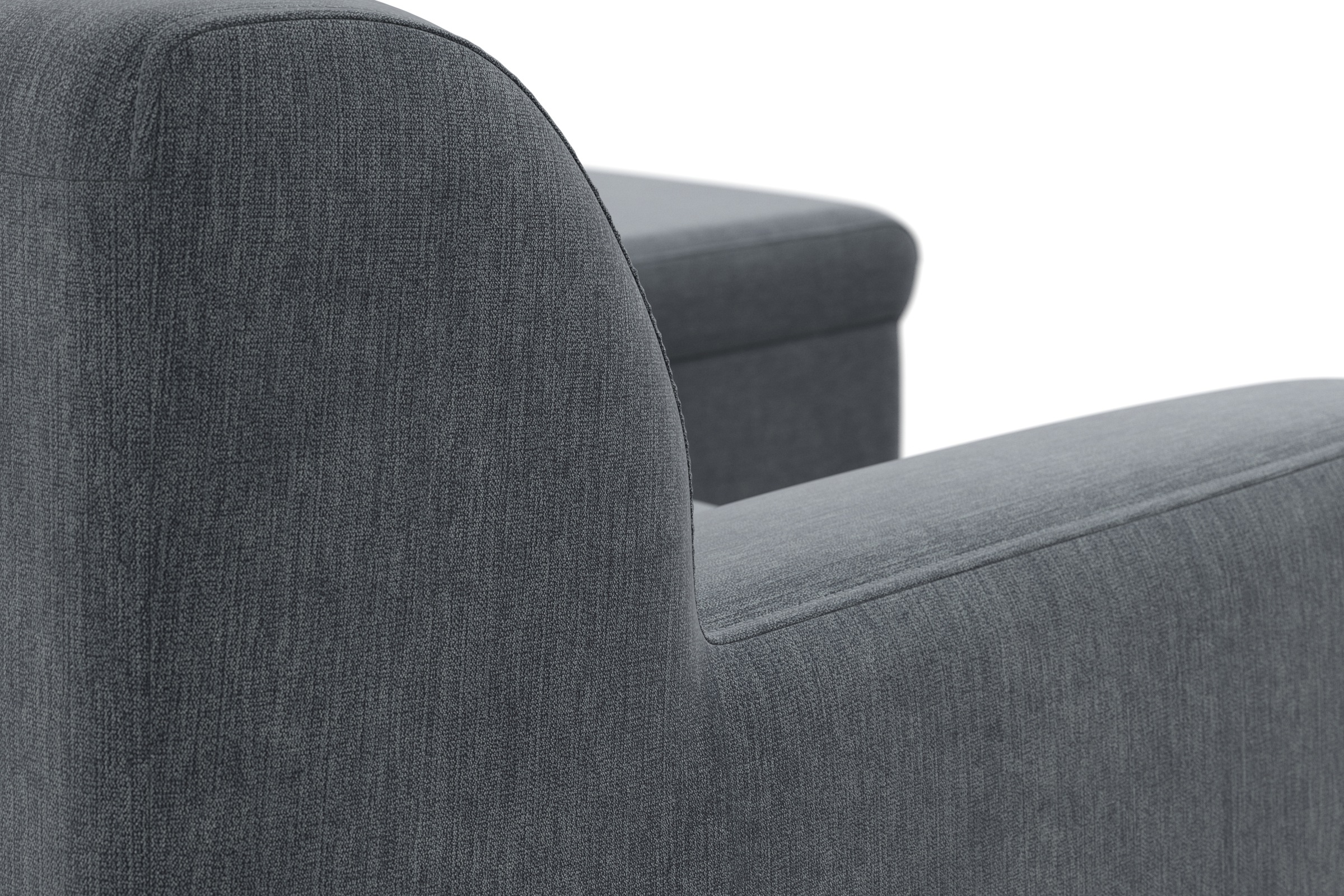 DOMO collection Ecksofa »Topper zeitlos elegant, kompakte Stellmaße, OTTOs Choice, L-Form«, mit Ottomane, wahlweise mit Schlaffunktion