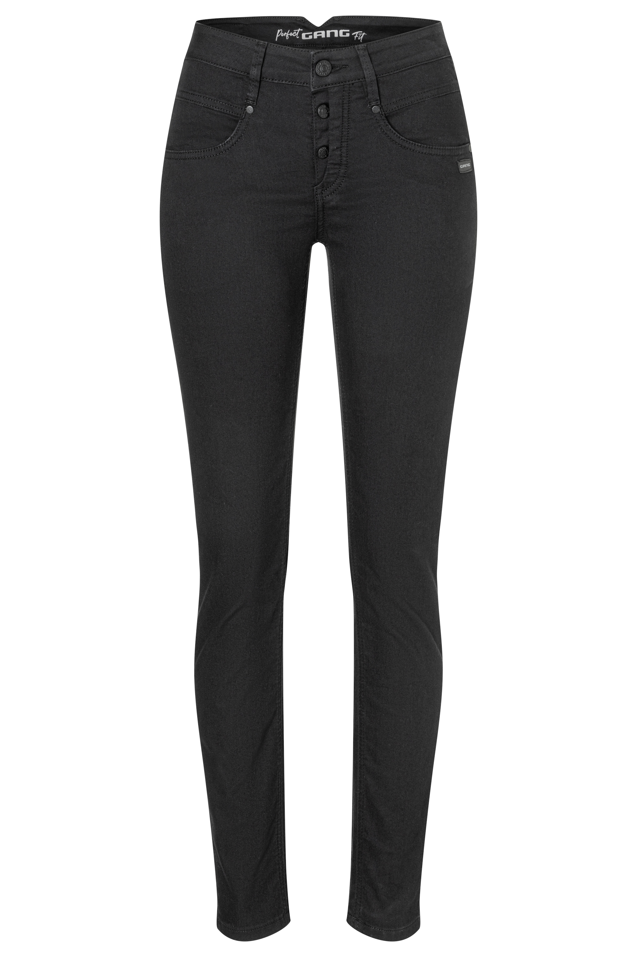 GANG Skinny-fit-Jeans »94MEDINA« mit stylischer halb offener Knopfleiste