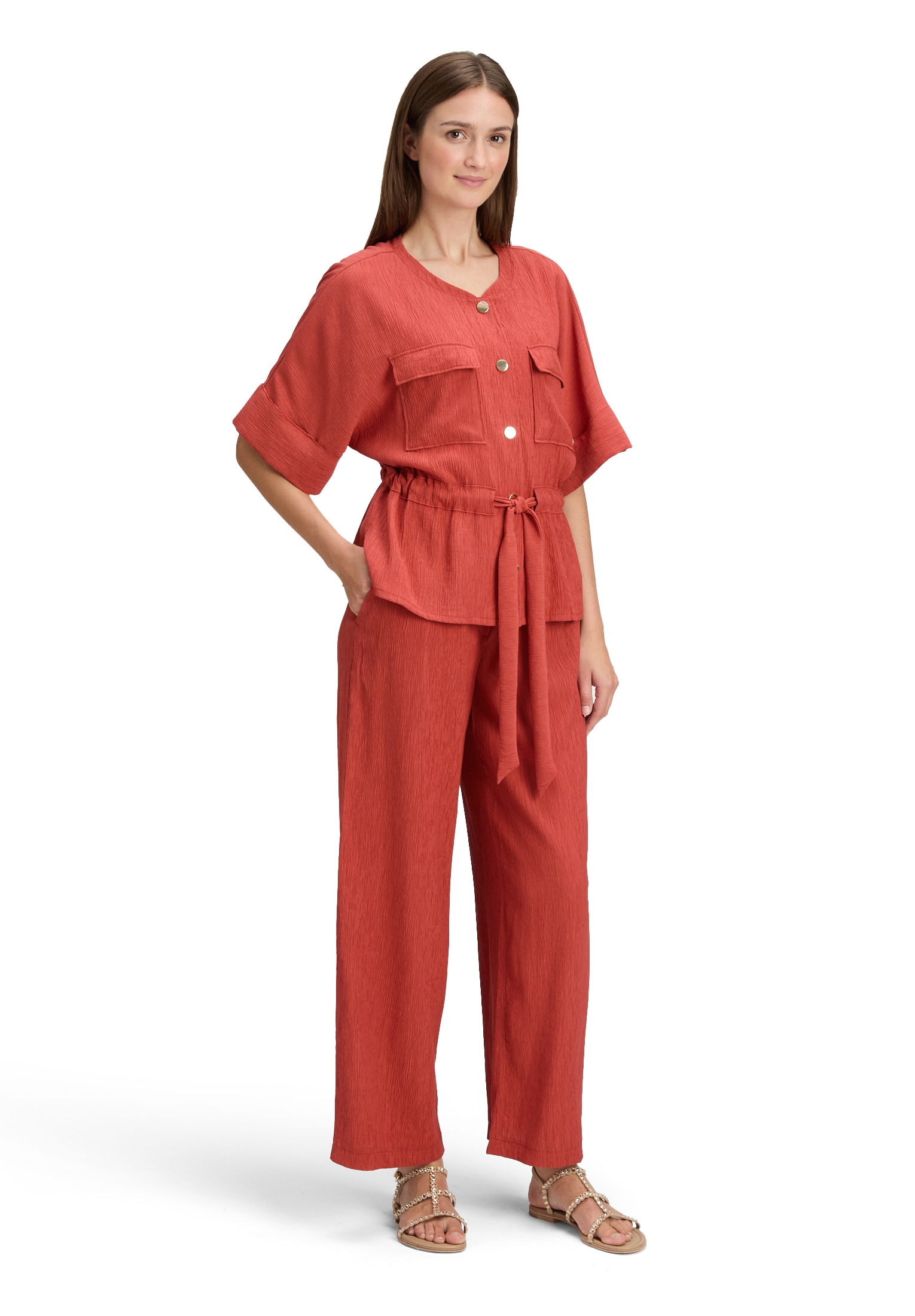 Betty&Co Schlupfhose »Schlupfhose mit Struktur«