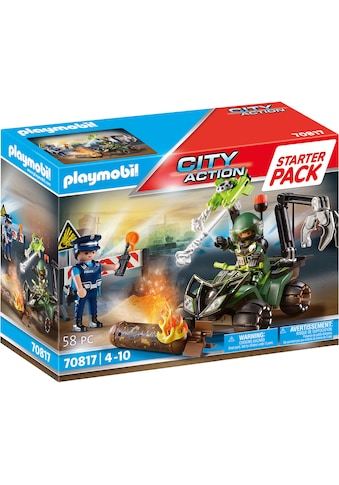 Playmobil® Konstruktions-Spielset »Starter Pack Polizei: Gefahrentraining (70817),... kaufen