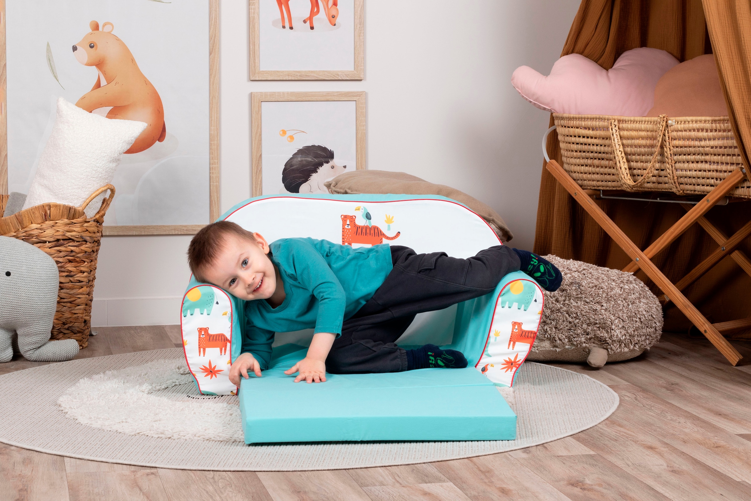 Knorrtoys® Sofa »Wild life« für Kinder; Made in Europe