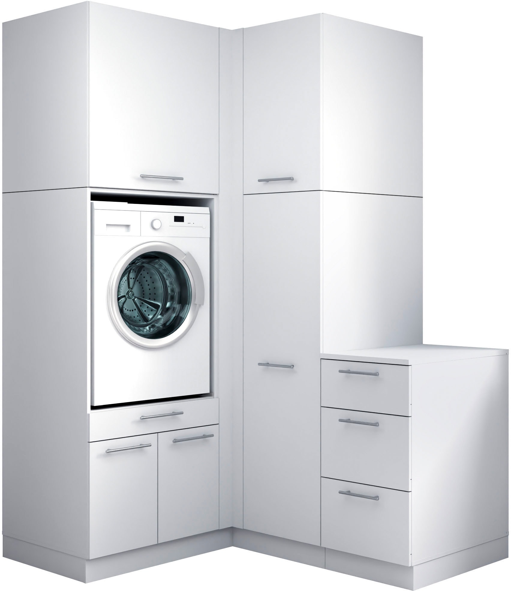 Laundreezy Mehrzweckschrank-Set »Laundreezy, 5-tlg. Mehrzweckschrank-Set B/H/T 150/238/68 cm« 5 Stk. tlg.