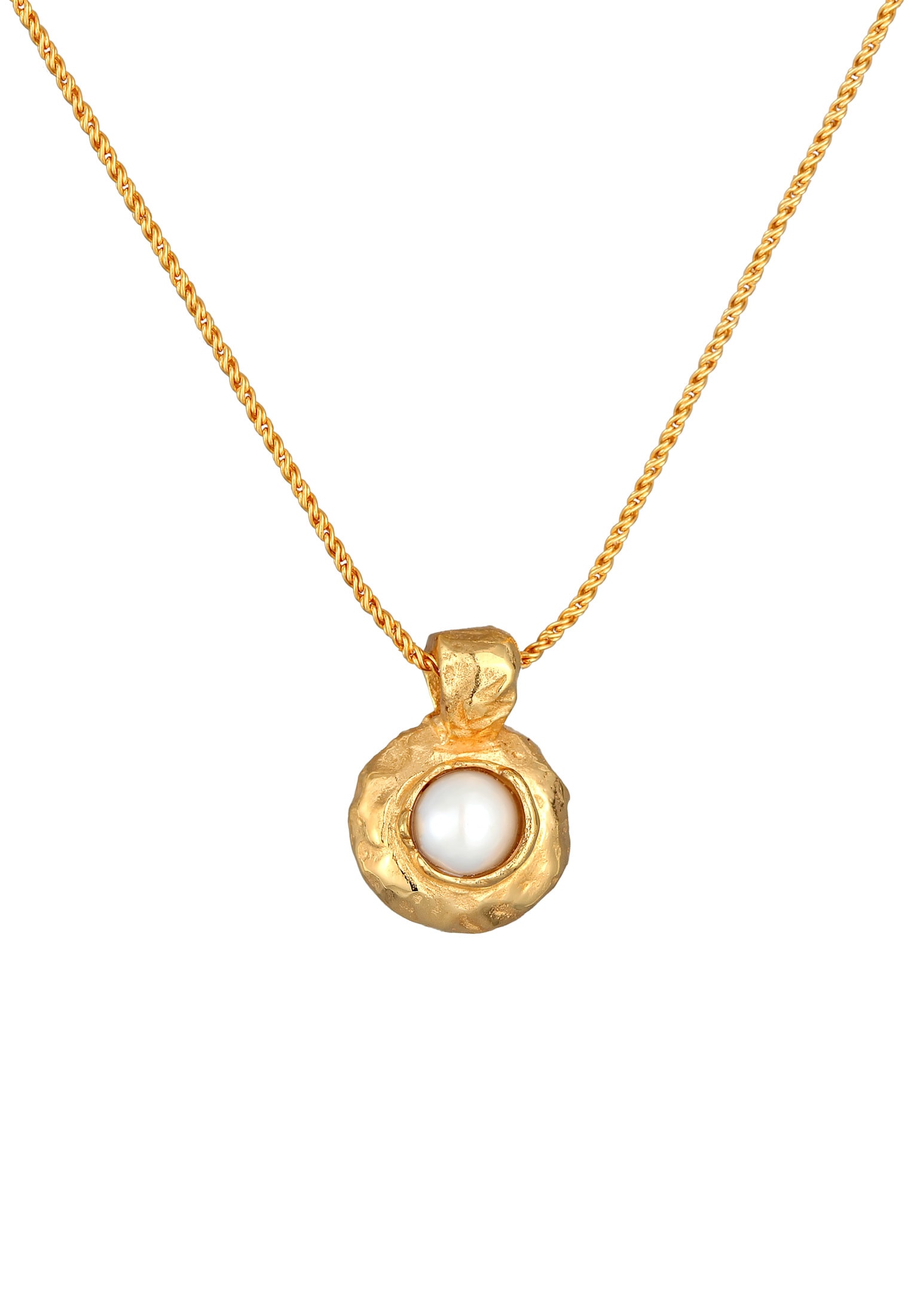 HAZE & GLORY Silberkette »Halskette Süsswasserperle - Mutiara Pearl 925 Silber«