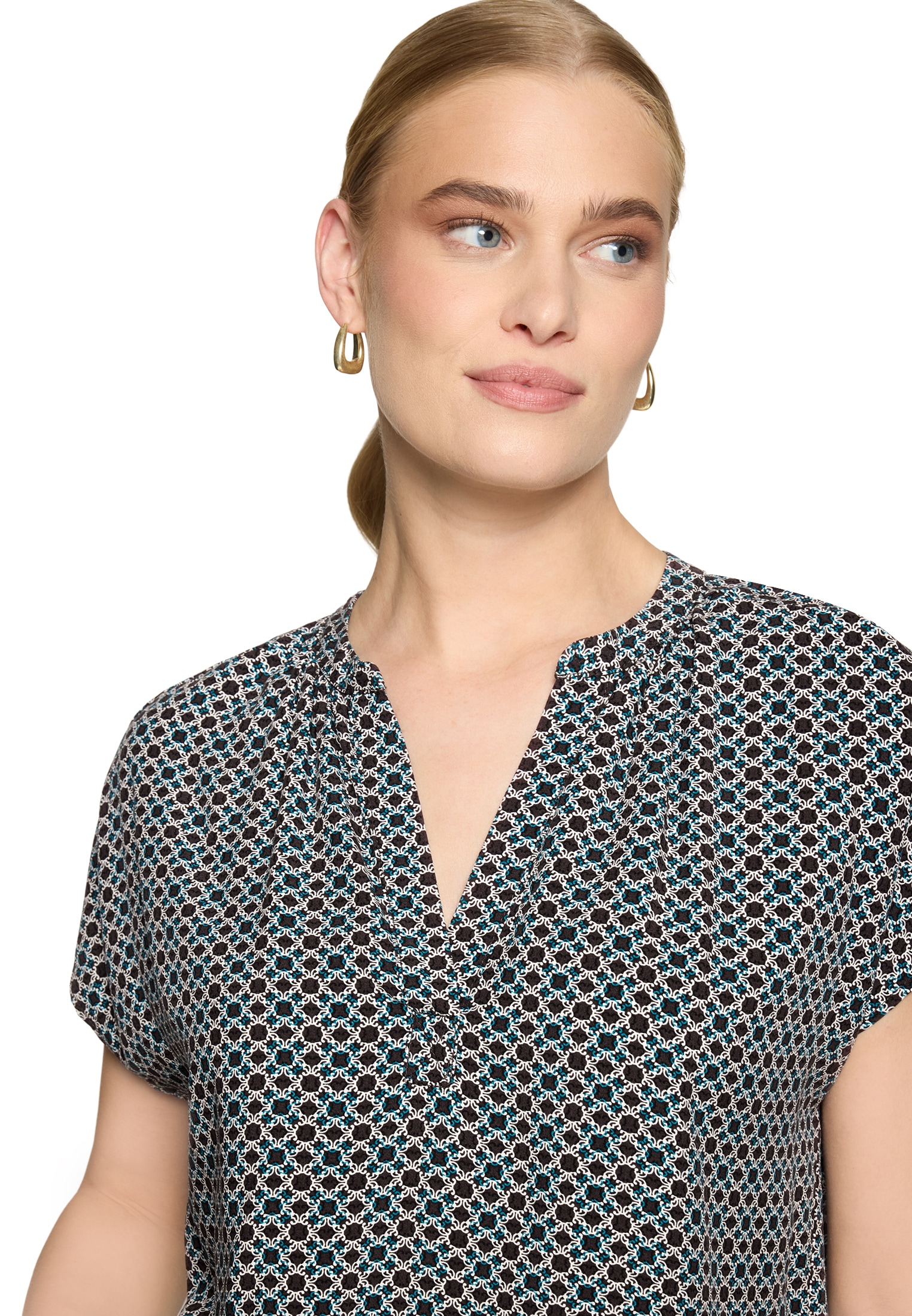 Zero Klassische Bluse »Blusenshirt mit Print.«