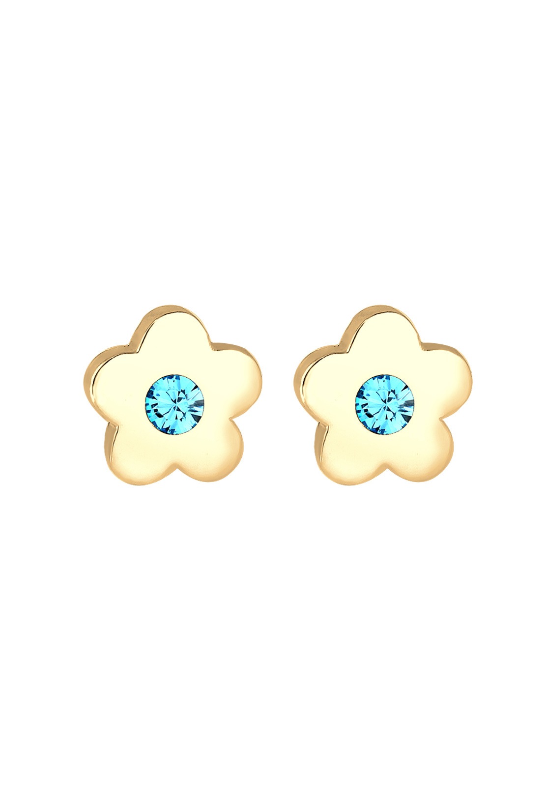 Elli Paar Ohrstecker »Ohrringe Kinder Blume Kristall 925 Silber«