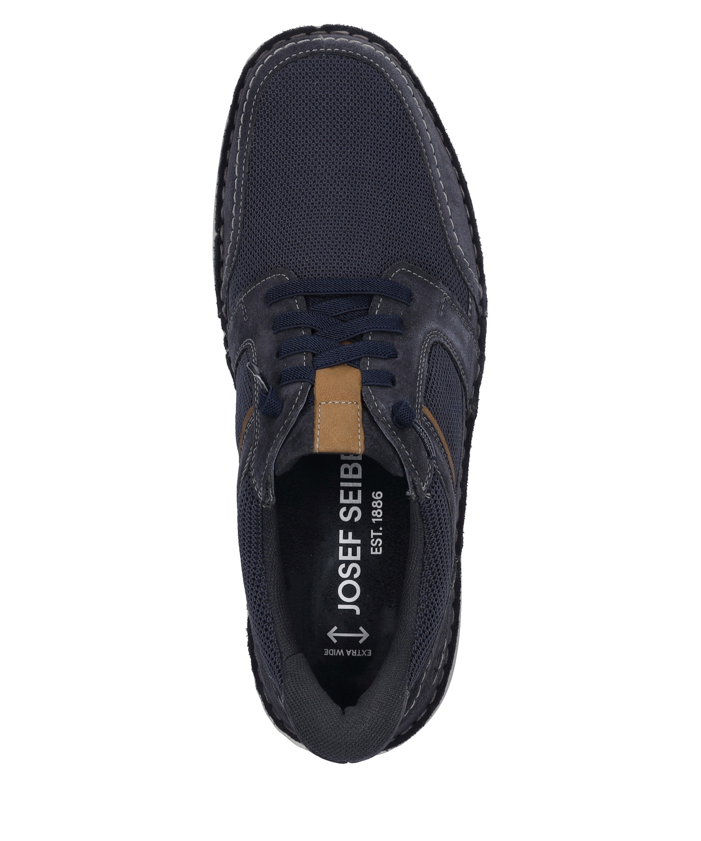 Josef Seibel Schnürschuh »New Anvers 24, nachtblau-kombi«