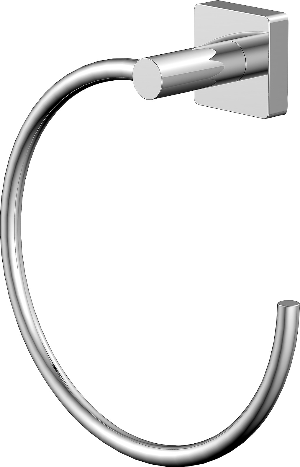 Lenz Handtuchring »RAIN«, Ø 18 cm, chrom