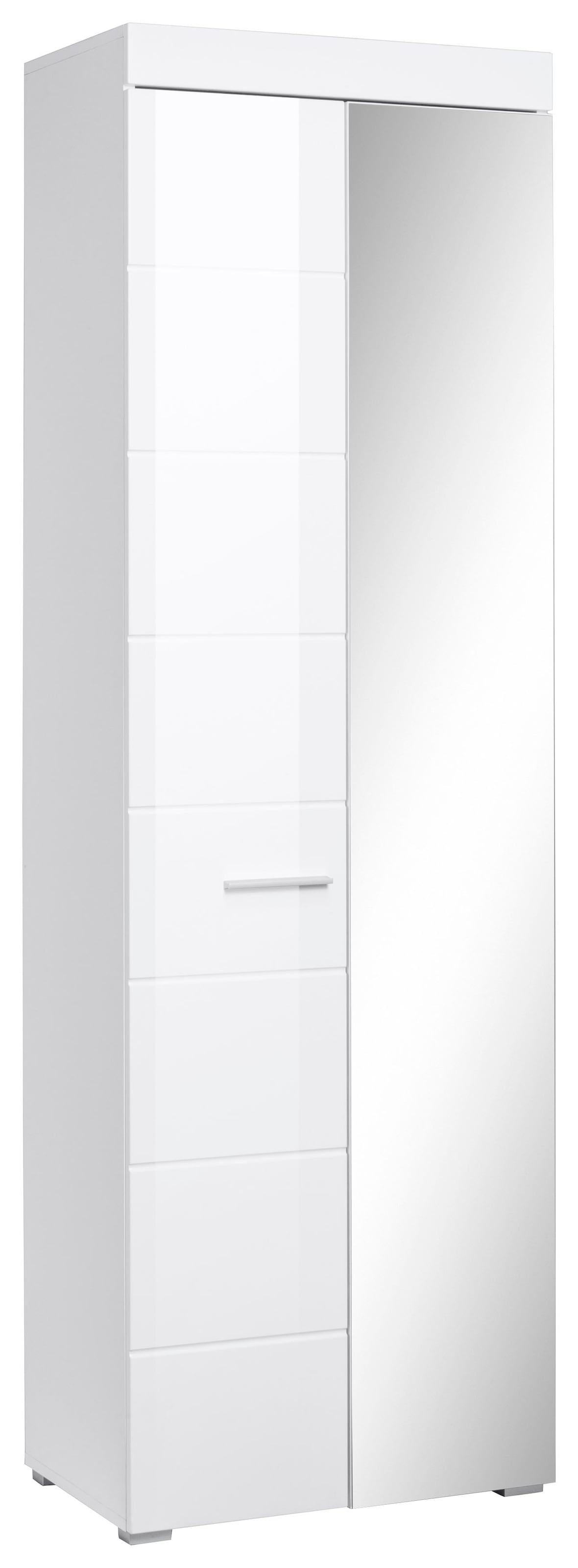 Home affaire Garderobenschrank »Avena« Flurschrank mit Spiegeltür -  (B/T/H) 80/12/72 cm