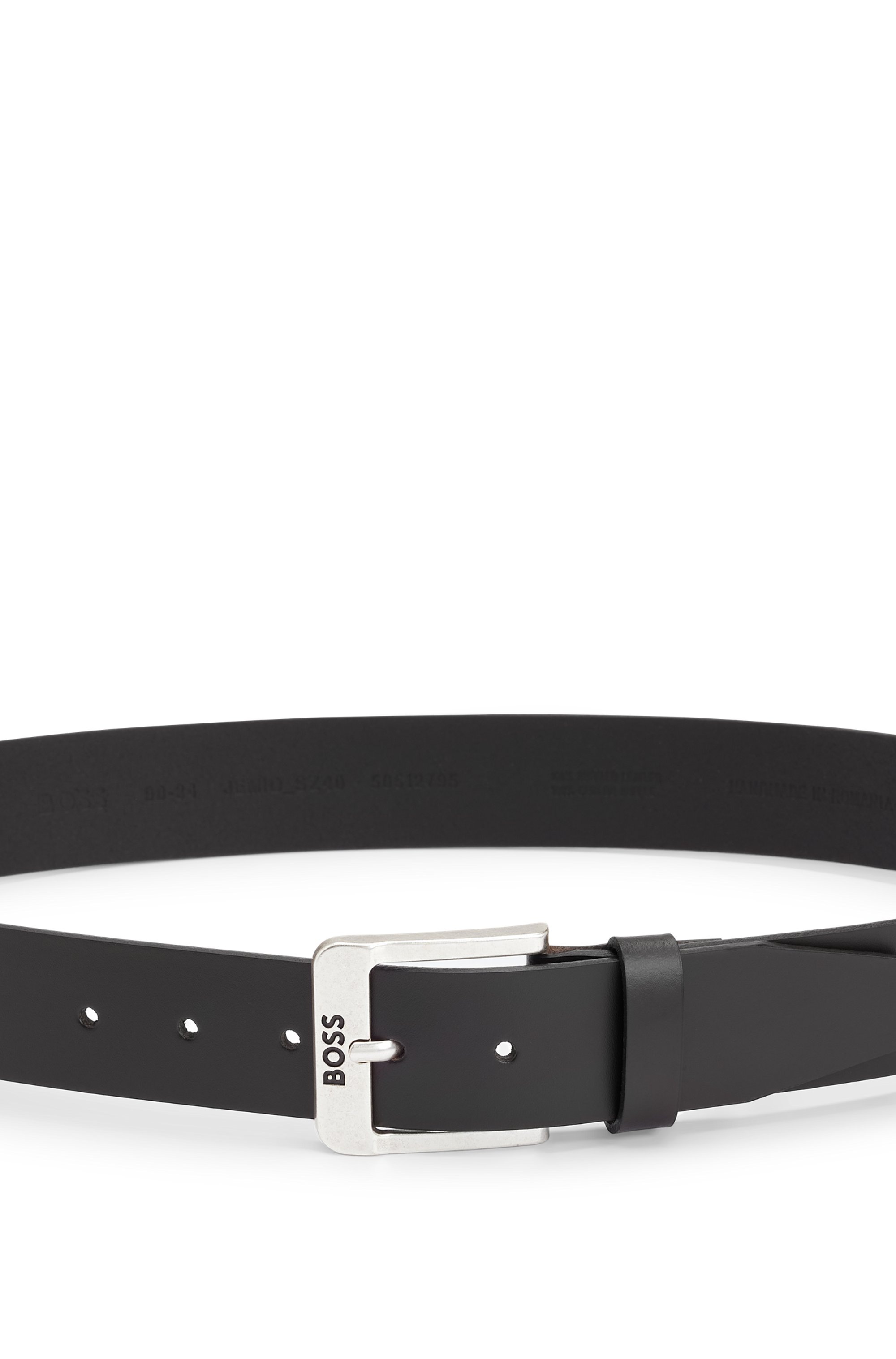 BOSS Ledergürtel »Jemio_Sz40«, mit BOSS Schriftzug