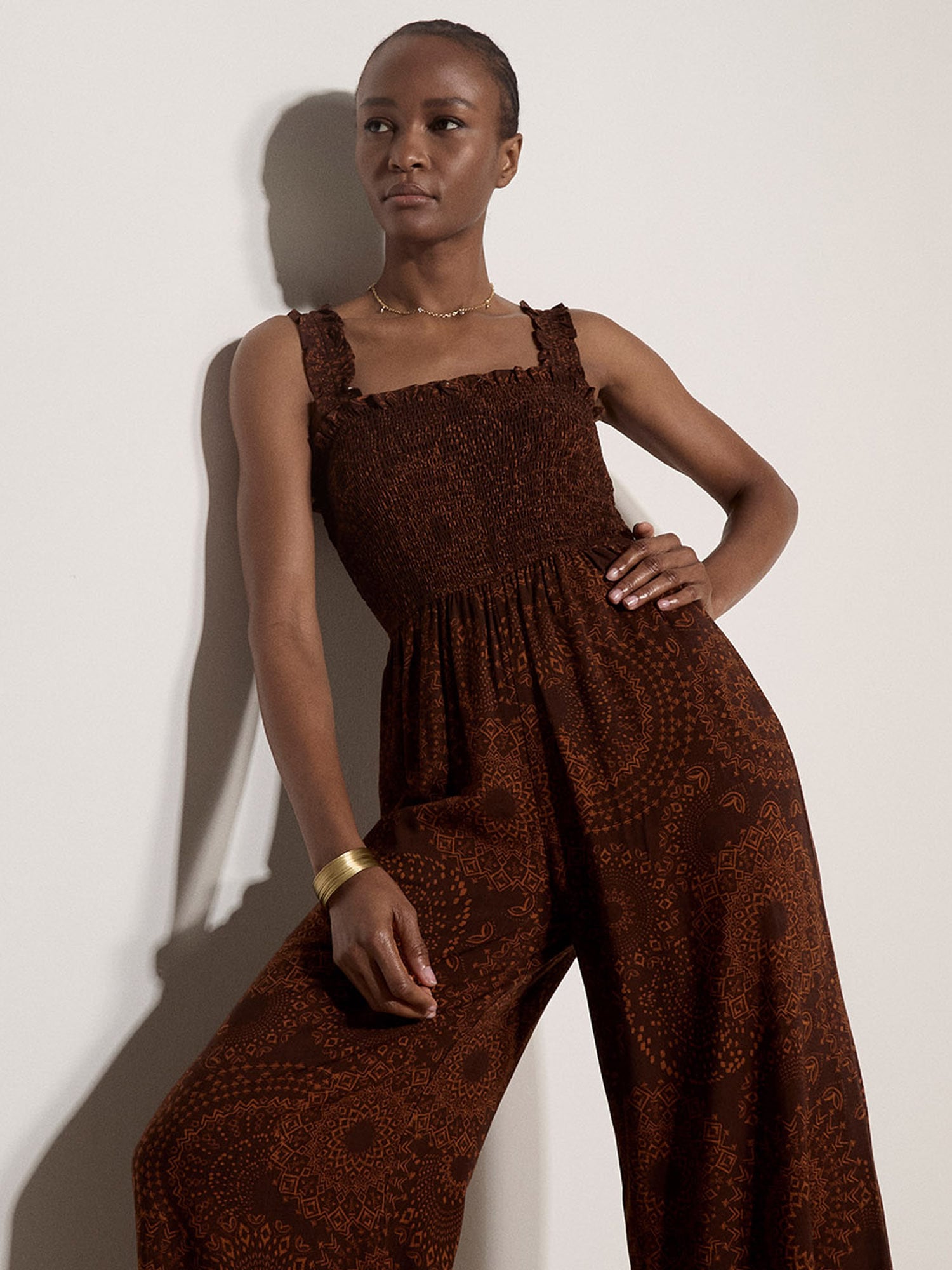 Apricot Jumpsuit »Jumpsuit« mit Smokdetails