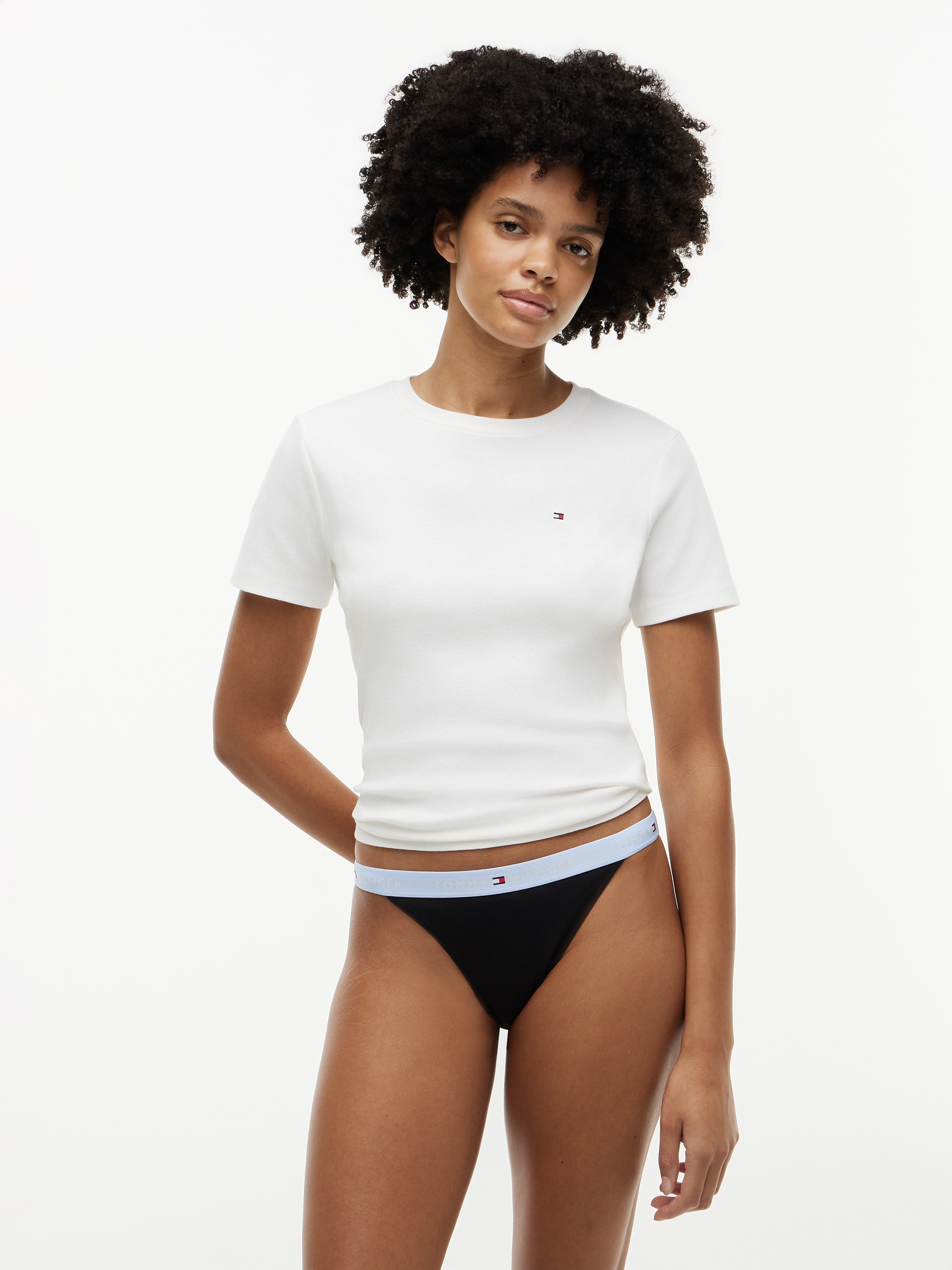 Tommy Hilfiger Underwear Tanga 3 Stk. Körpernahe Passform mit elastischem Bund