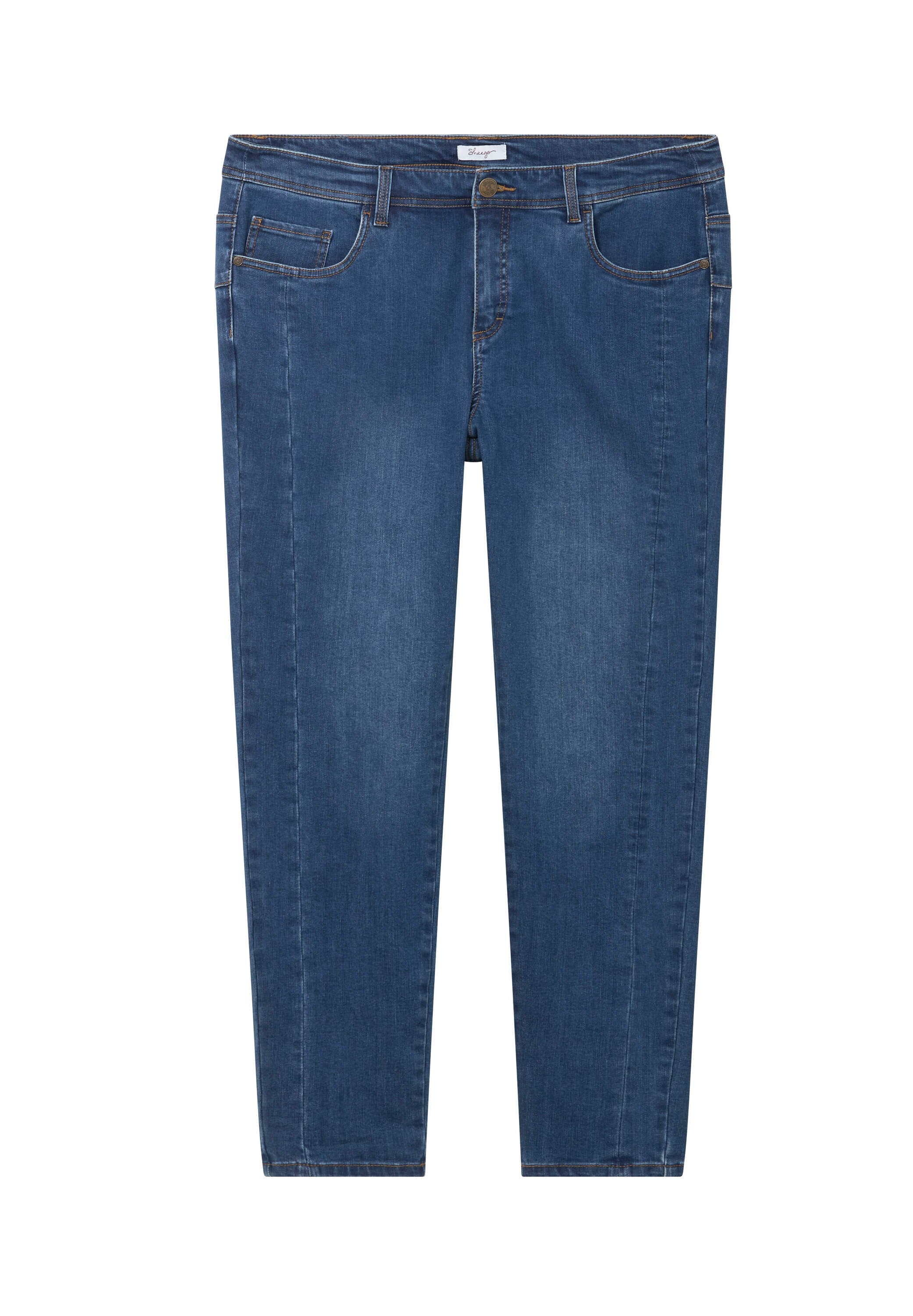 Sheego 5-Pocket-Jeans »Jeans Jeans in 5-Pocket-Form und leichter Waschung«