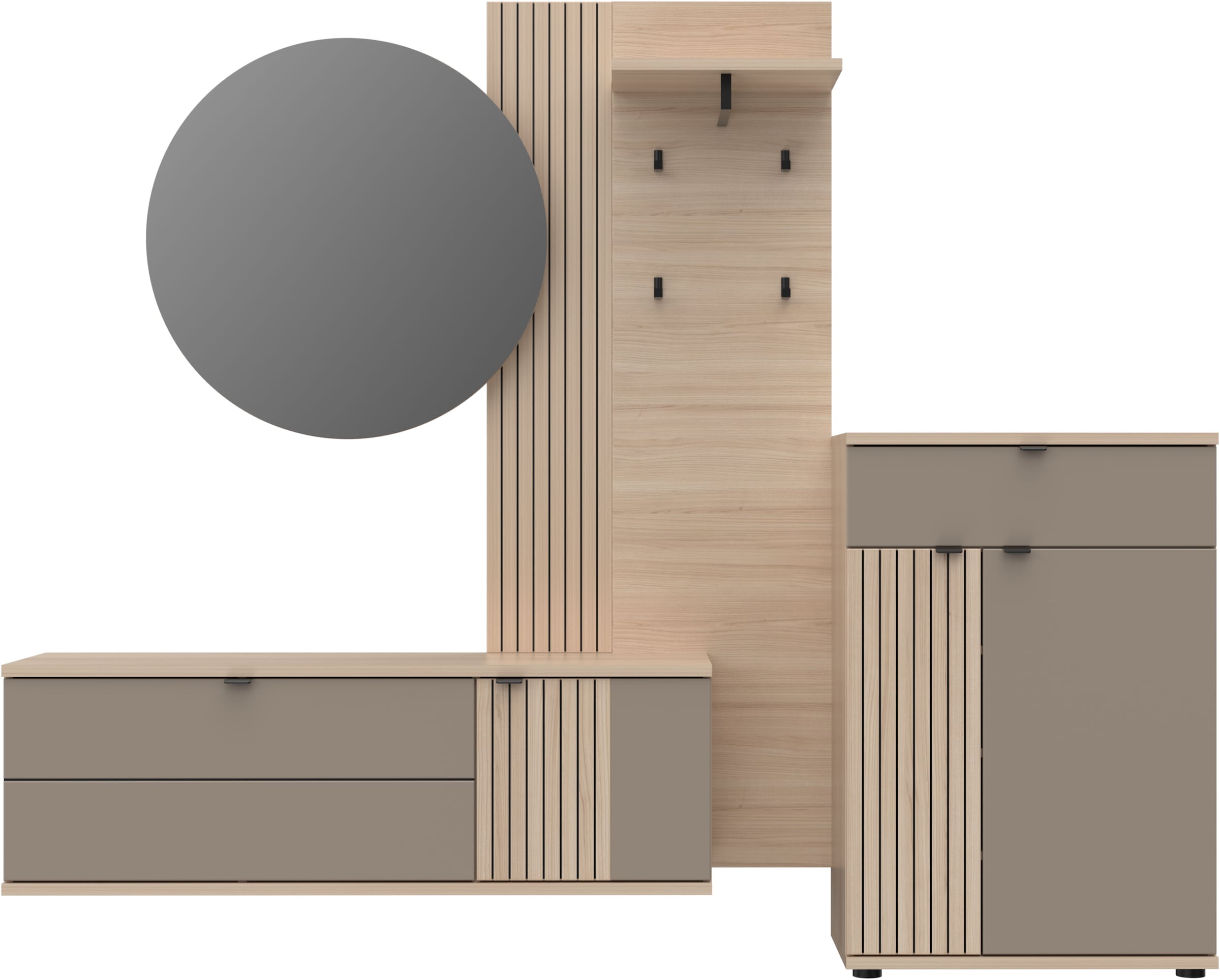 Innostyle Garderoben-Set »Pisa Garderoben-Set« 4 Stk. tlg.