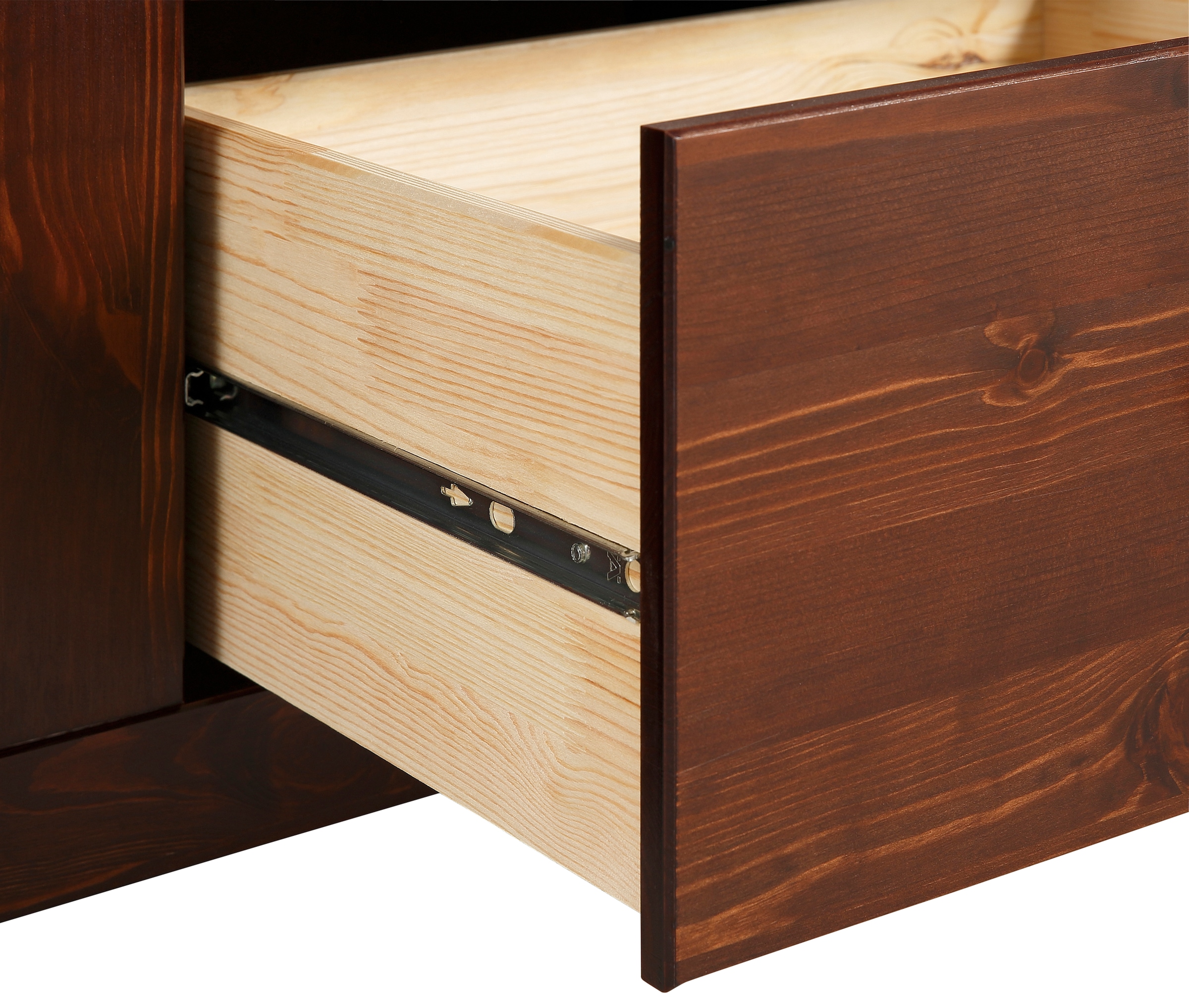 Home affaire Sideboard »Pöhl«, 140 cm breit, aus massiver Kiefer