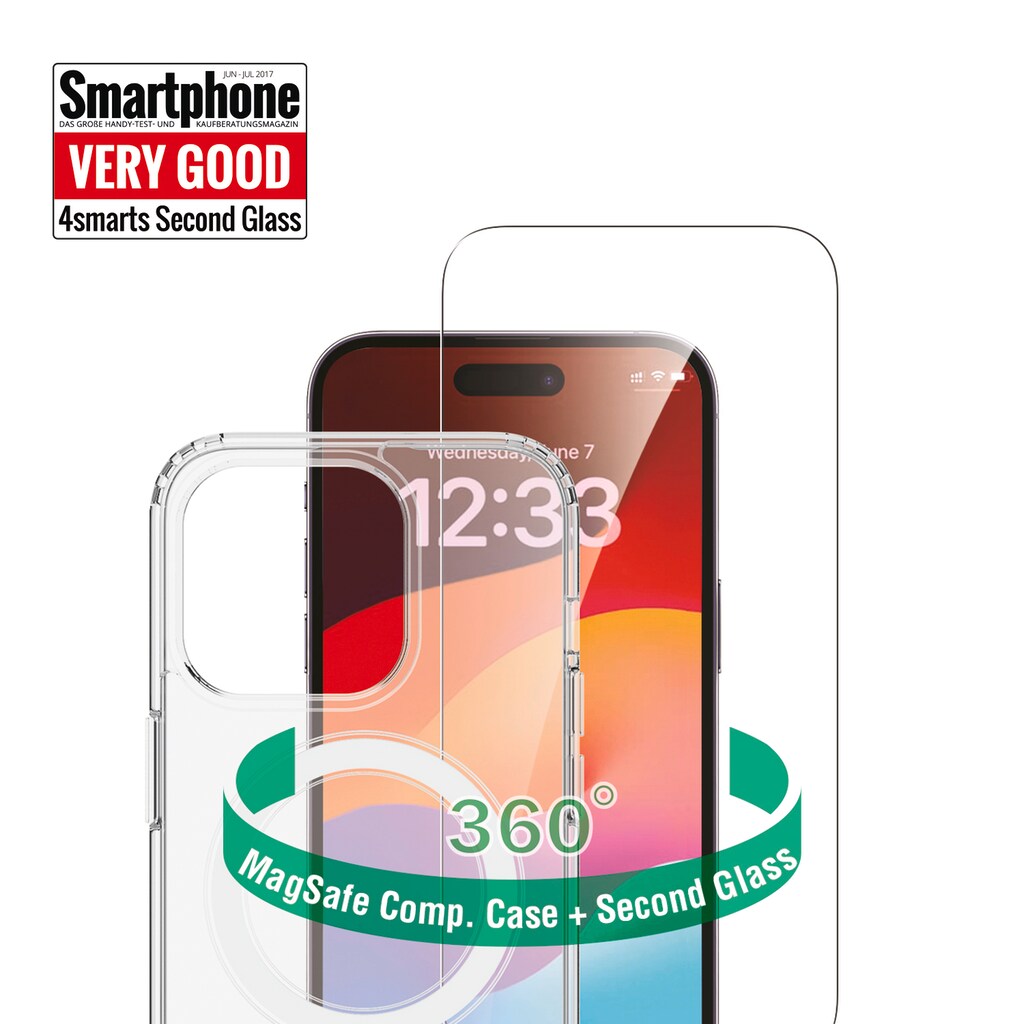 4smarts Backcover »360° Protection Set«, Apple iPhone 15 Pro