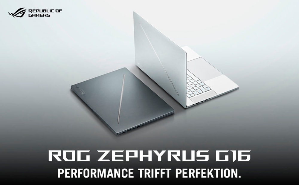 Asus Gaming-Notebook »ROG Zephyrus G16 GA605WI-QP055W«, 40,6 cm, / 16 Zoll, AMD, Ryzen™ AI 9, GeForce RTX 4070, 1000 GB SSD