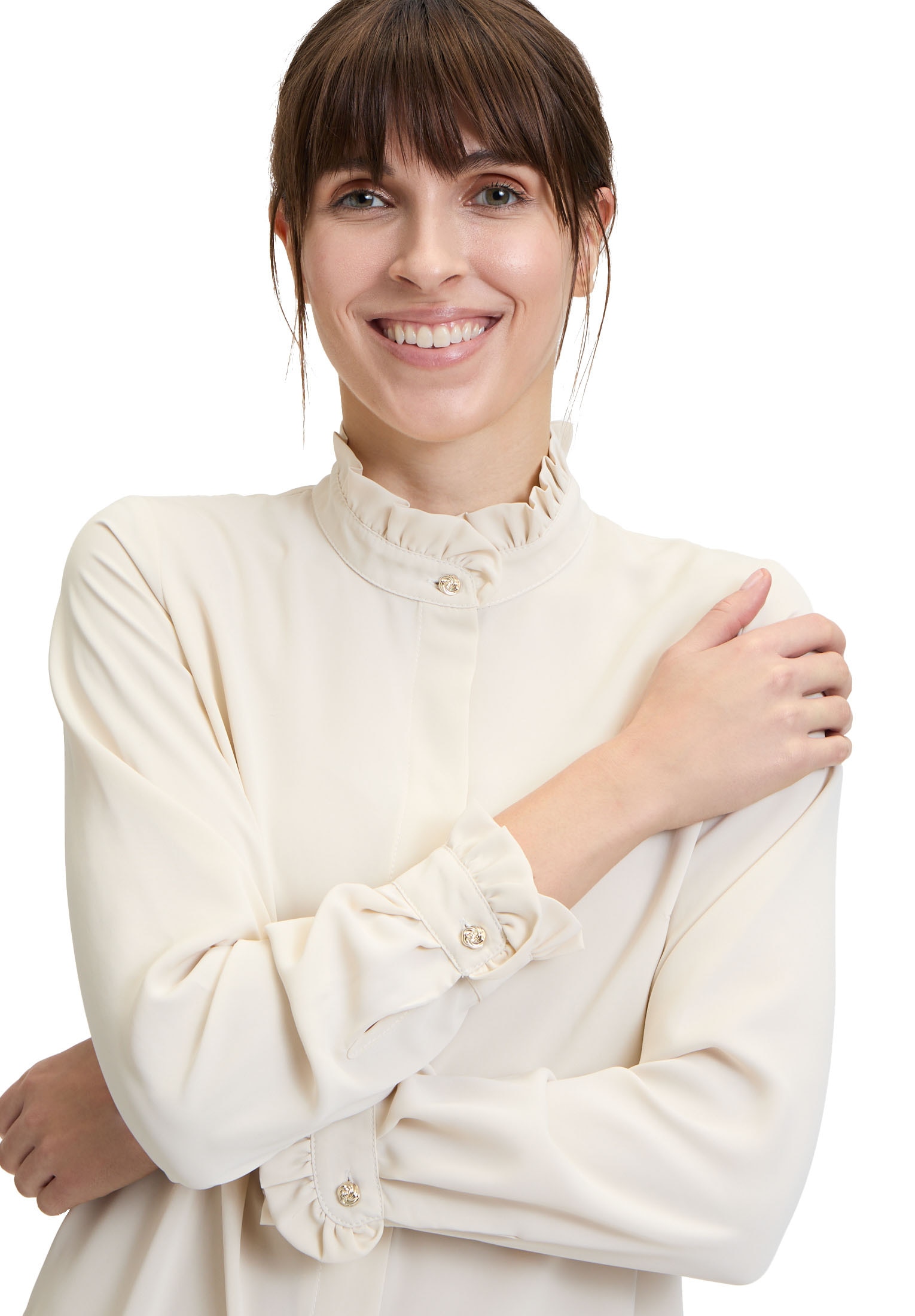 Cartoon Rüschenbluse »Rüschenbluse mit Knöpfen«