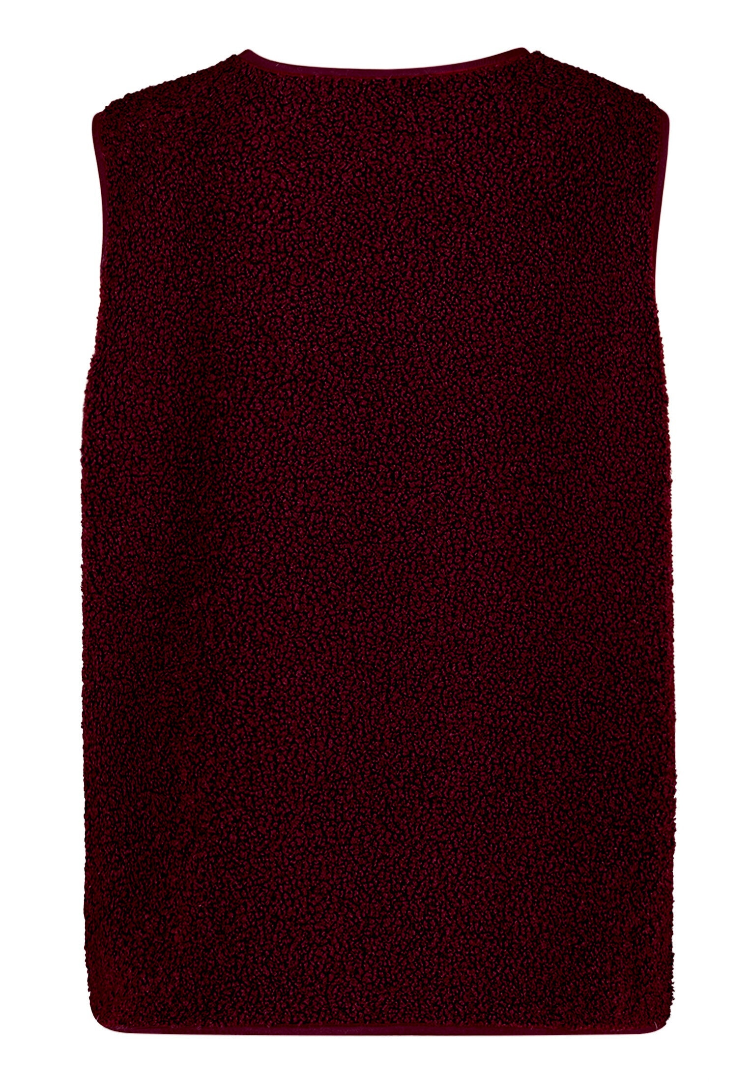 Betty&Co Fleecepullover »Plüschweste mit Knöpfen«
