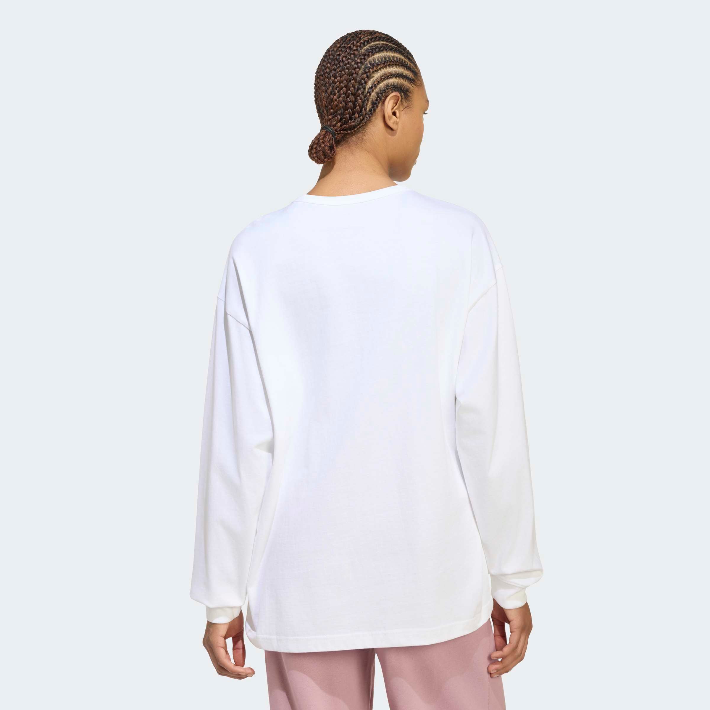 adidas Originals Langarmshirt »ESSENTIALS LONGSLEEVE« lockerer Schnitt, Langarm, aus Baumwolljersey