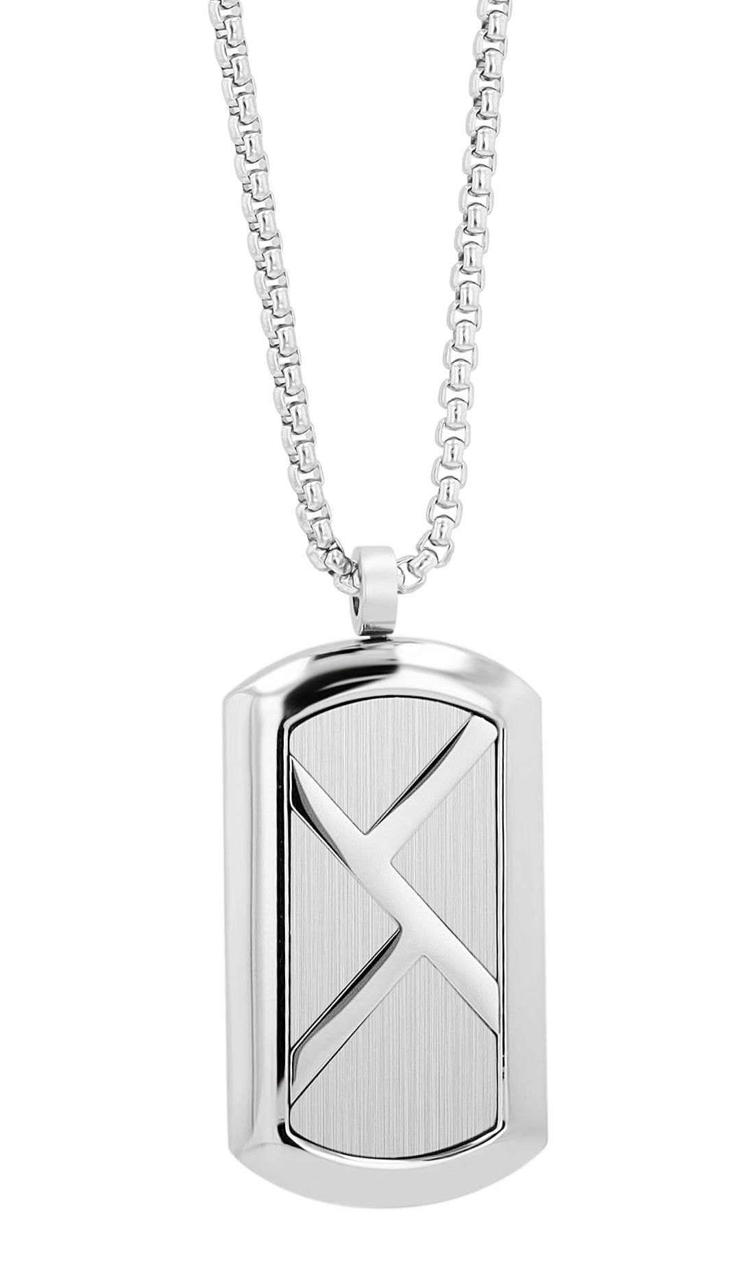 Adelia´s Gliederkette »Unisex Halskette ¿ Erbskette aus Edelstahl 60 cm«