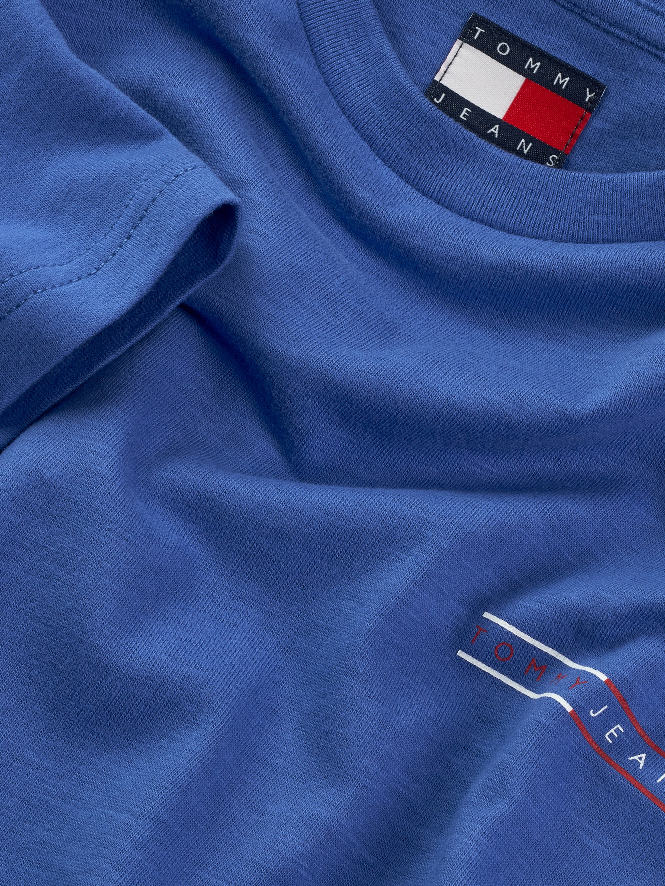Tommy Jeans Kurzarmshirt »TJM REG GRAPHIC SLUB TEE EXT«, Mit Rundhalsausschnitt
