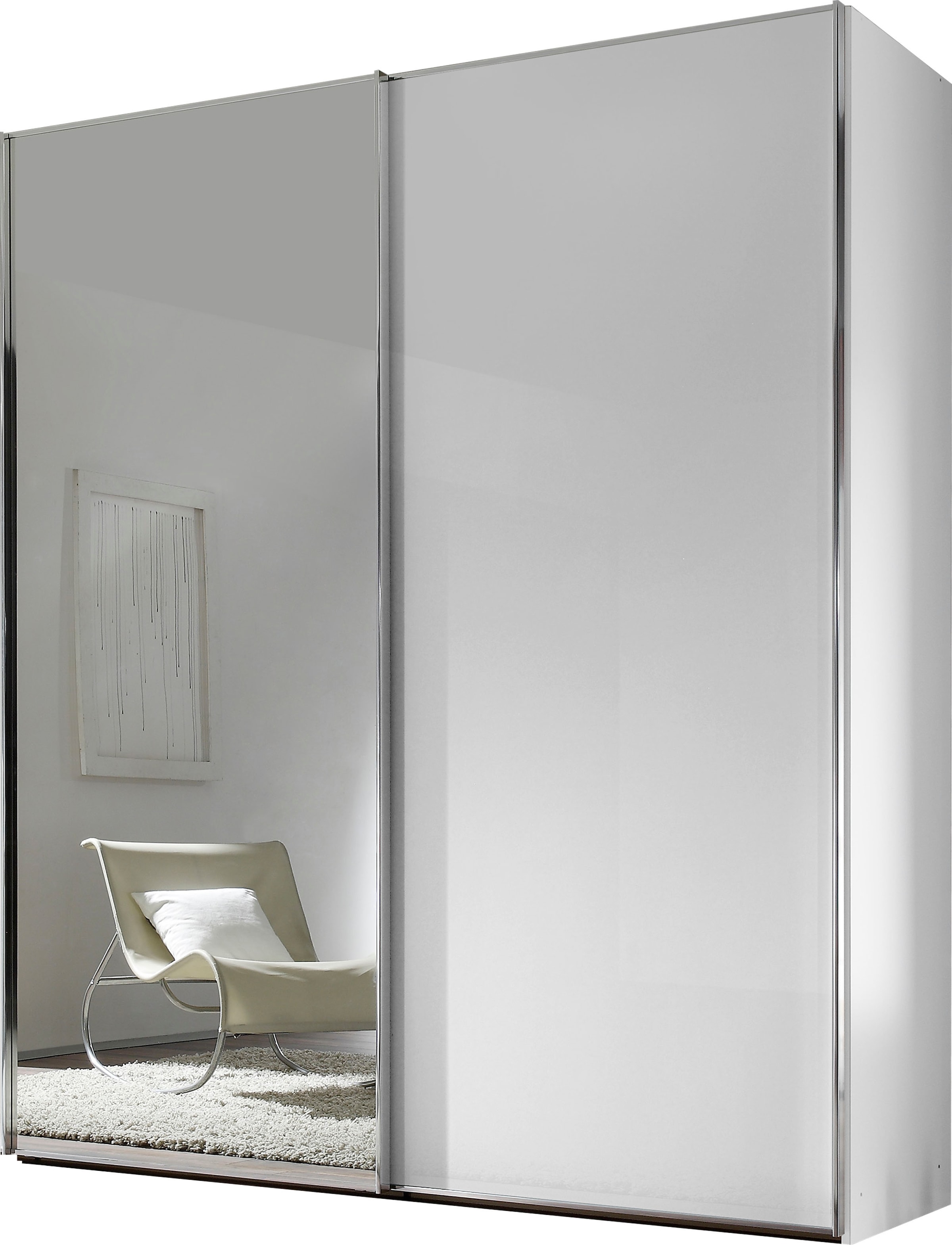 STAUD Schwebetürenschrank »Sinfonie Plus, edles Design in hochwertiger Qualität, Made in Germany« Mit Spiegeltüre und in vier verschiedenen Ausstattungsvarianten