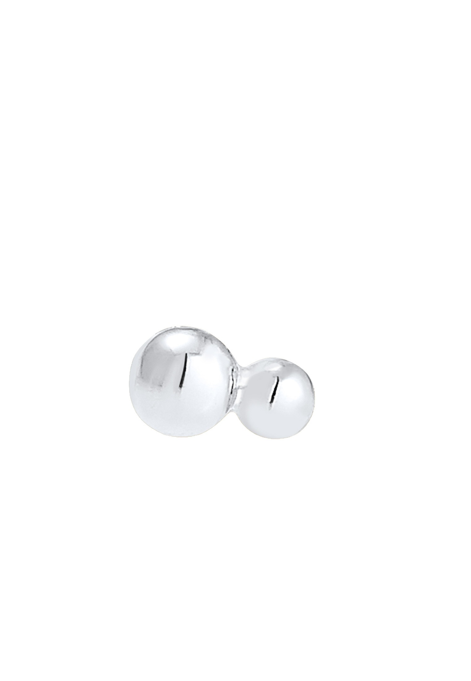 Elli Piercing-Set »Ohrringe Single Ohrstecker Kugel Design 925 Silber«
