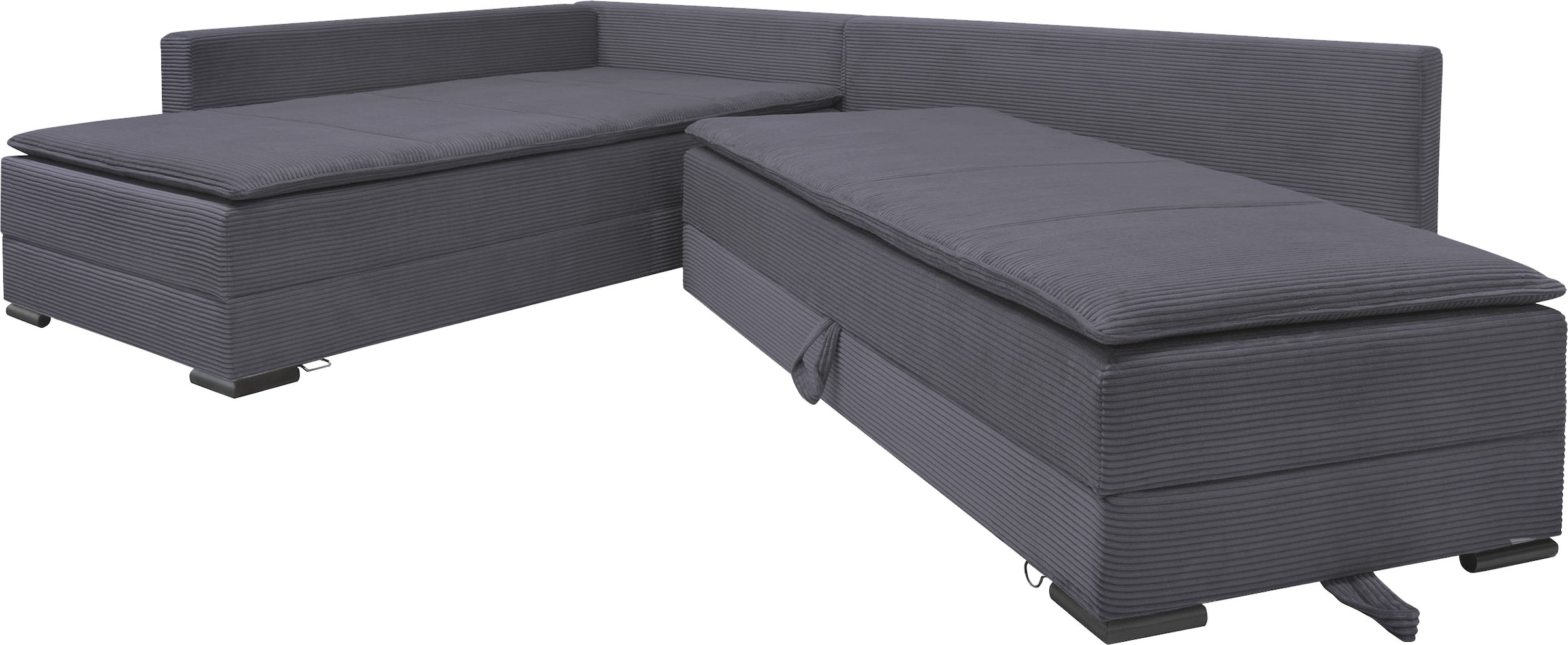 INOSIGN Ecksofa, inklusive Bettfunktion und Bettkasten
