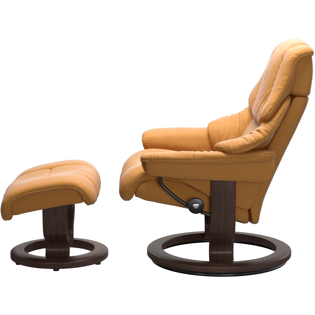 Stressless® Relaxsessel »Reno«, (Set, Relaxsessel mit Hocker)