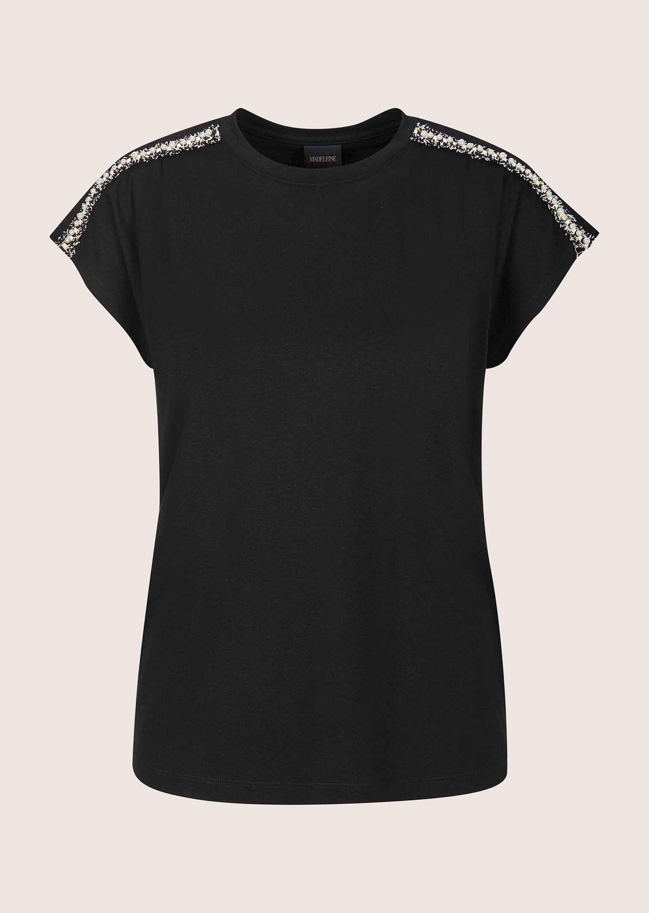MADELEINE Kurzarmshirt »Shirt Legeres Basic-Shirt mit Kurzarm, Rundhals« Borte