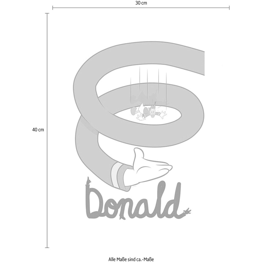 Komar Poster »Donald Duck Spiral«, Disney, (1 St.)