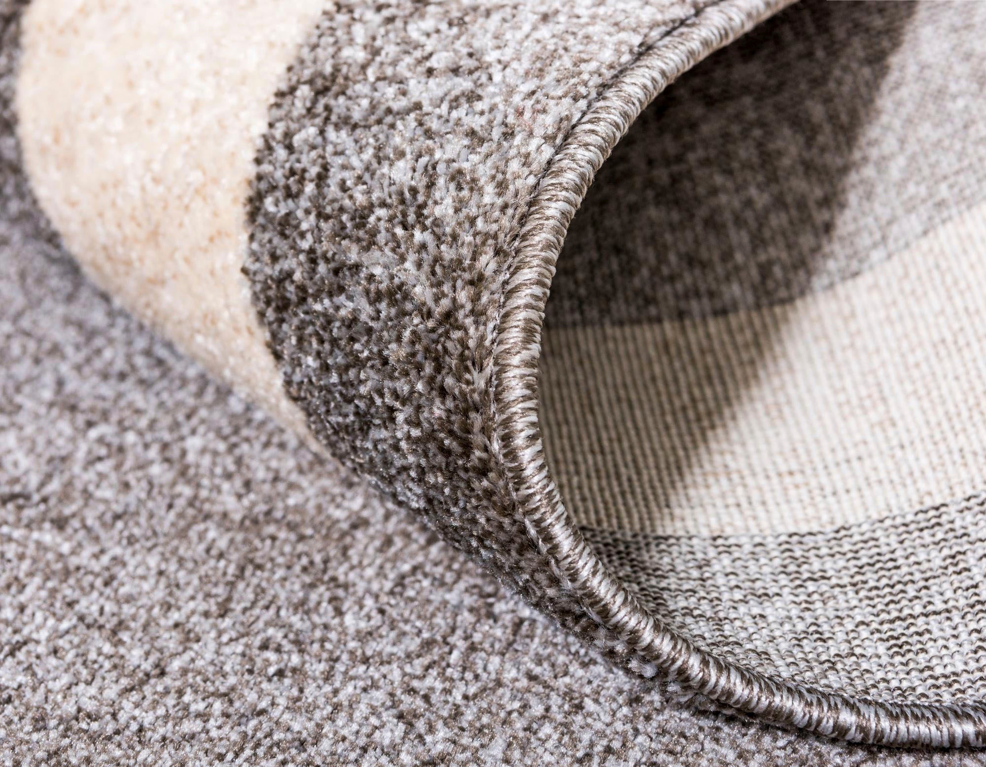 Myflair Möbel & Accessoires Teppich »Good Times Lagerräumung«, rechteckig, 13 mm Höhe, Kurzflor, gewebt, melierte Optik, mit Bordüre