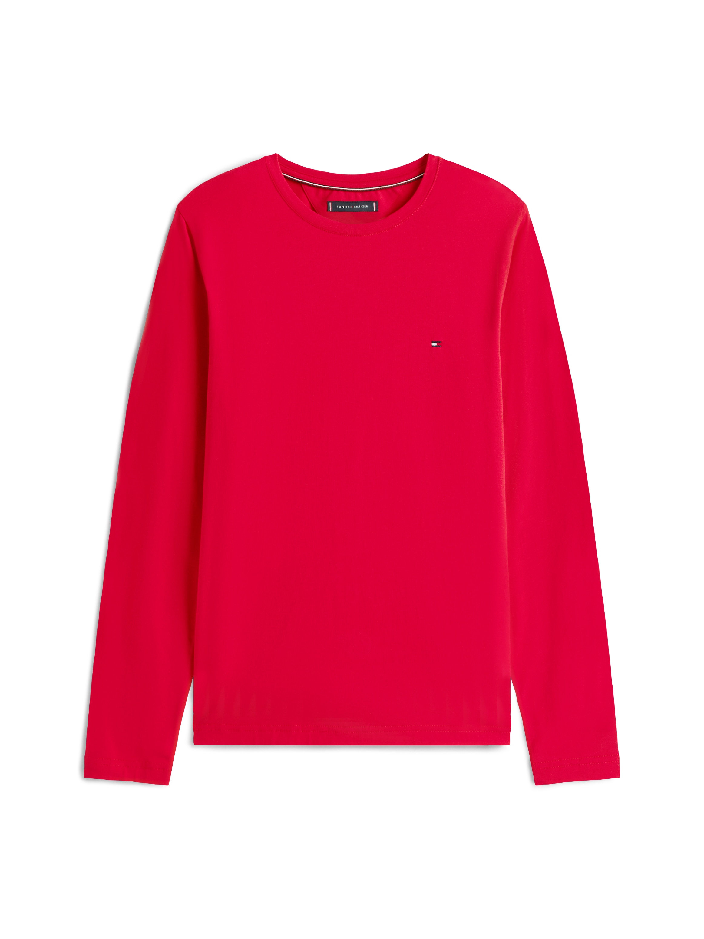 Tommy Hilfiger Langarmshirt »STRETCH SLIM FIT LONG SLEEVE«, aus Baumwollstretch