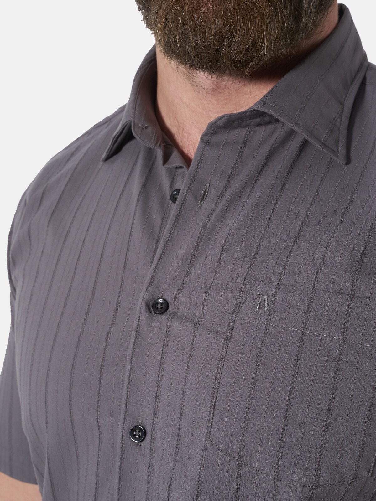 Jan Vanderstorm Kurzarmhemd »Hemd JORMA«