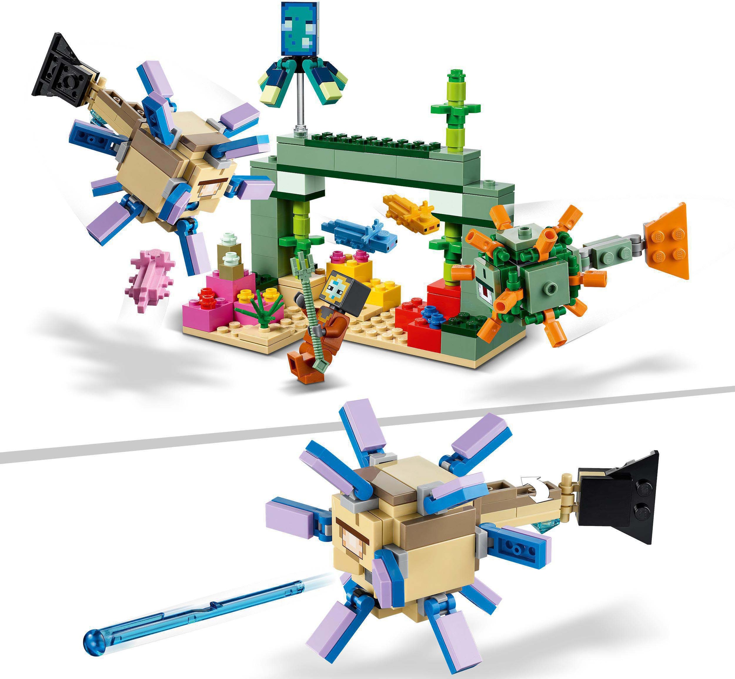 LEGO® Konstruktionsspielsteine »Das Wächterduell (21180), LEGO® Minecraft™«, (255 St.)