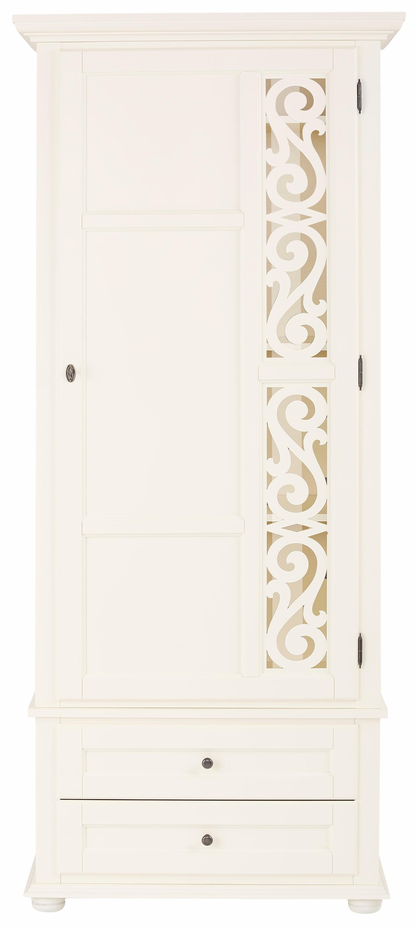 Home affaire Garderobenschrank »Arabeske«, mit schönem Verzierungsmuster auf der Tür