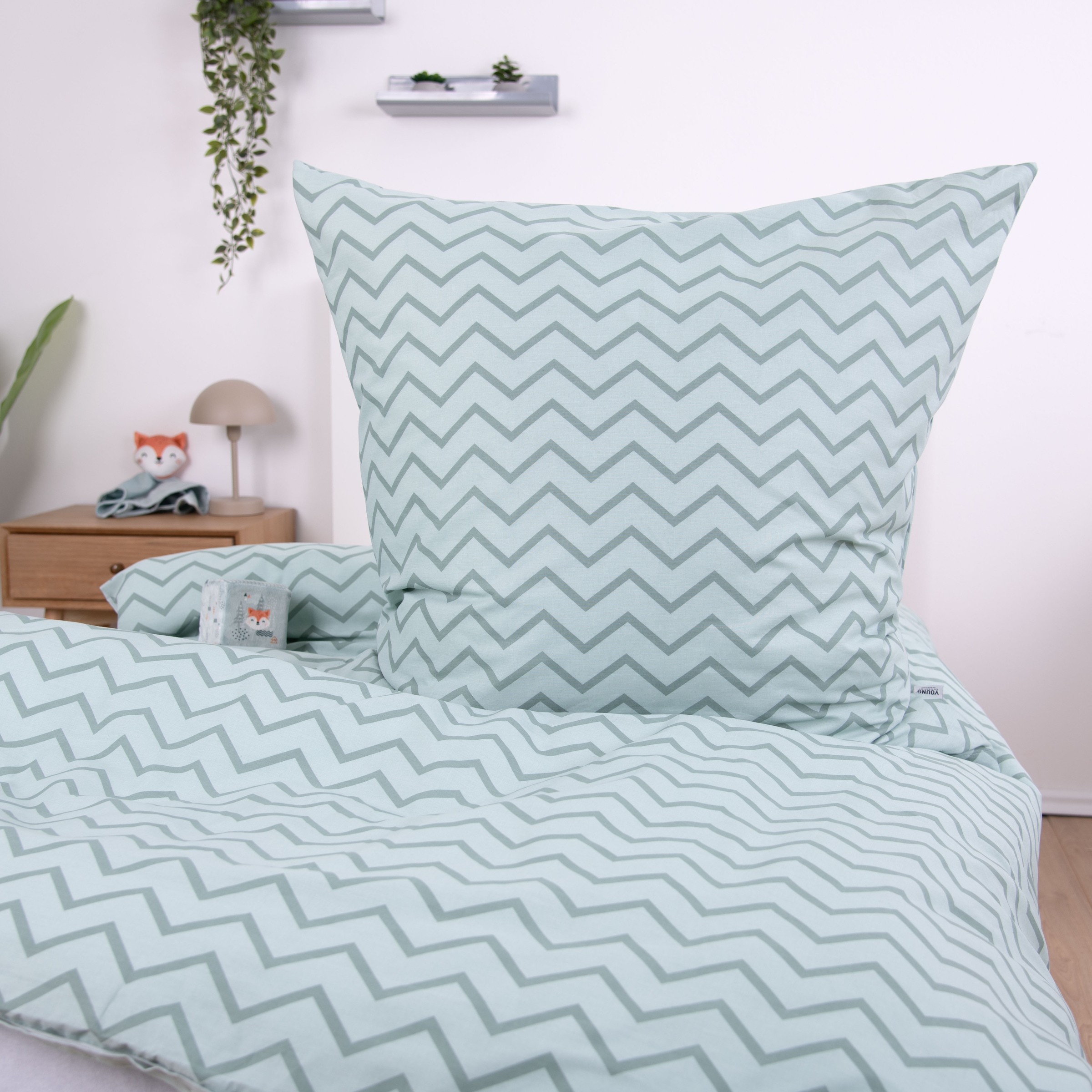 Baby Best Wendebettwäsche »Young Collection Nordic Forest« 2 Stk. mit tollem Wendemotiv