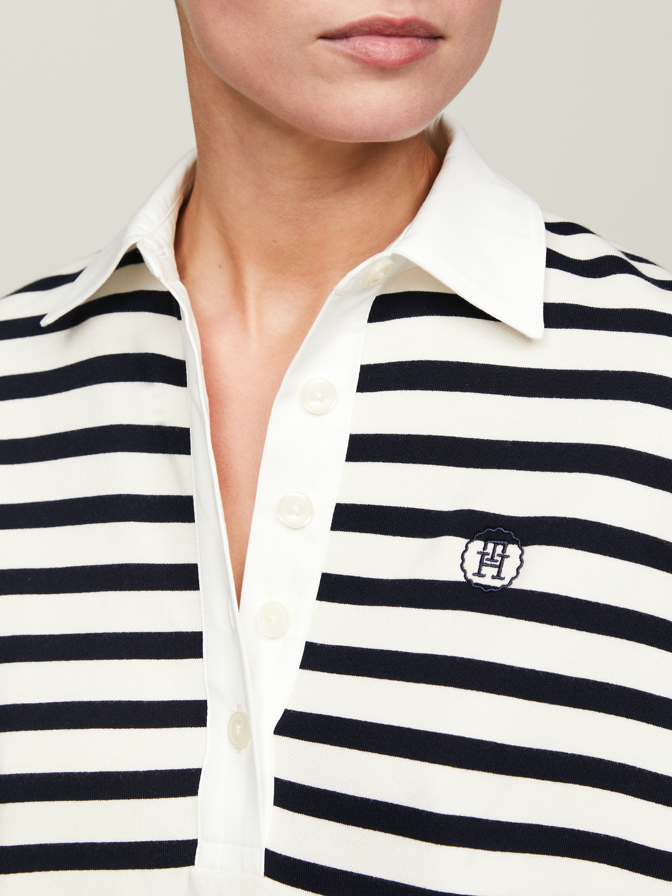 Tommy Hilfiger Poloshirt »RLX SMD BRETON STRIPE POLO HWK«, mit Streifenmuster